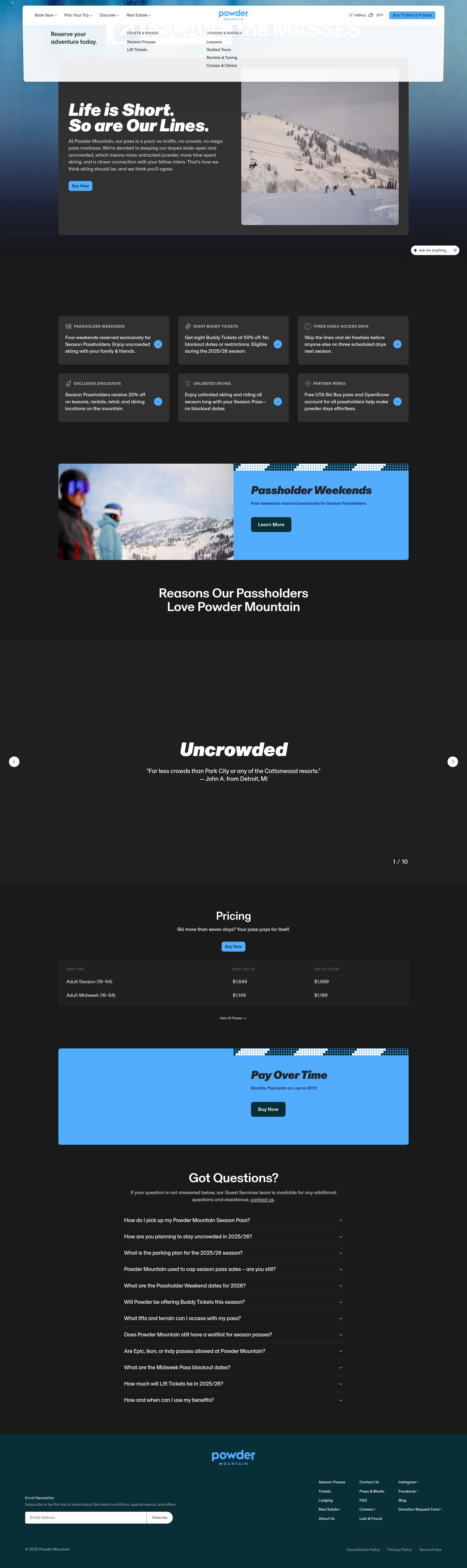 Landing Page
