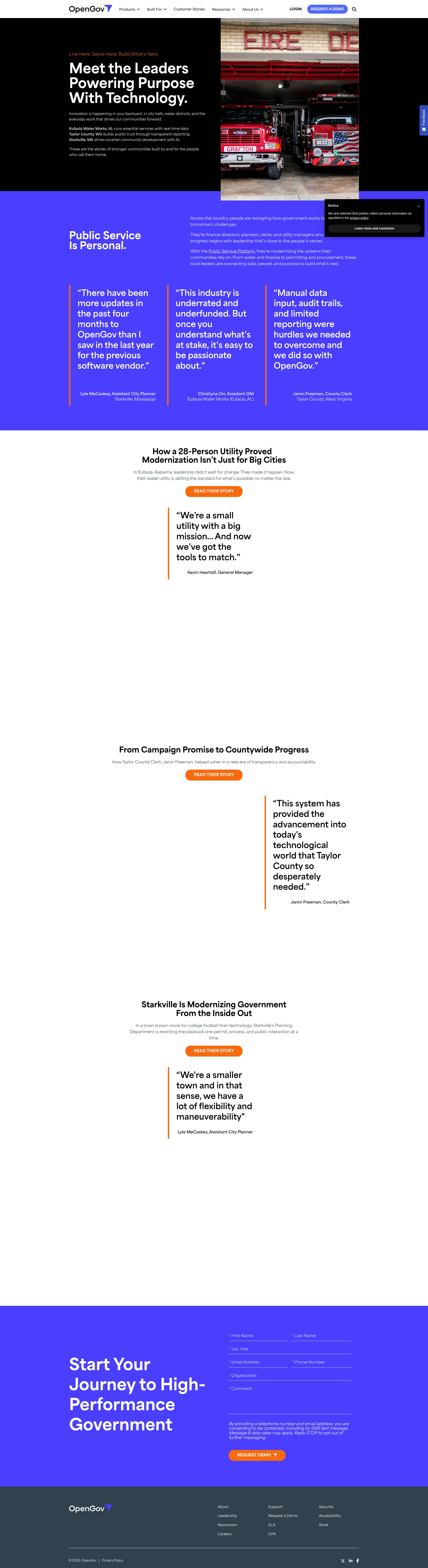 Landing Page