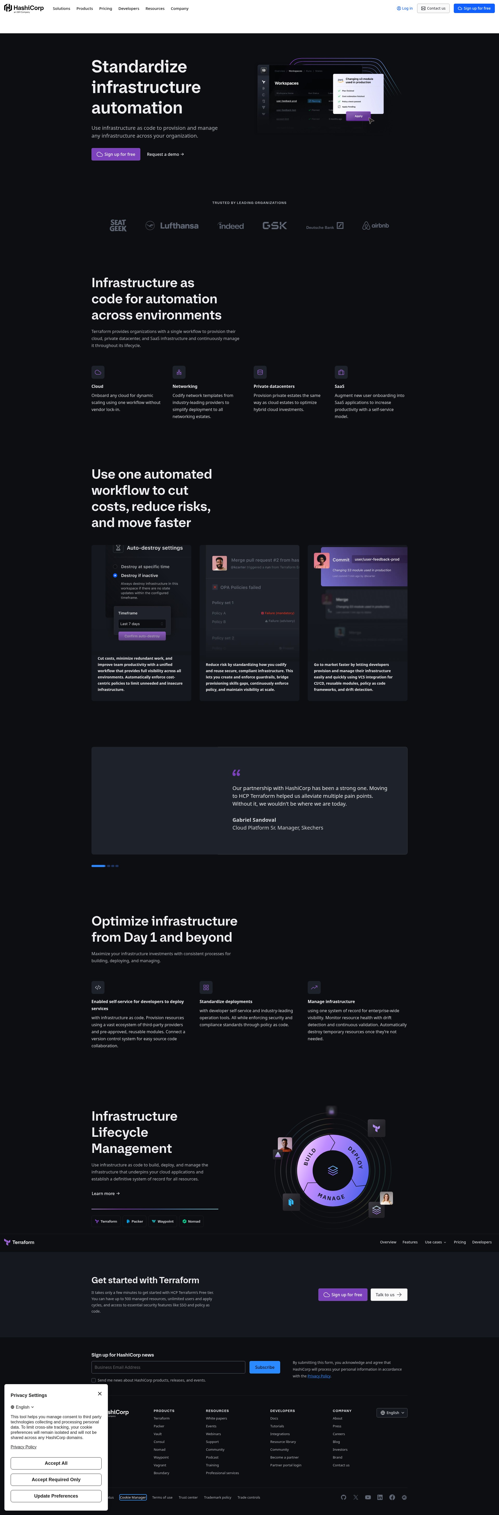 Landing Page