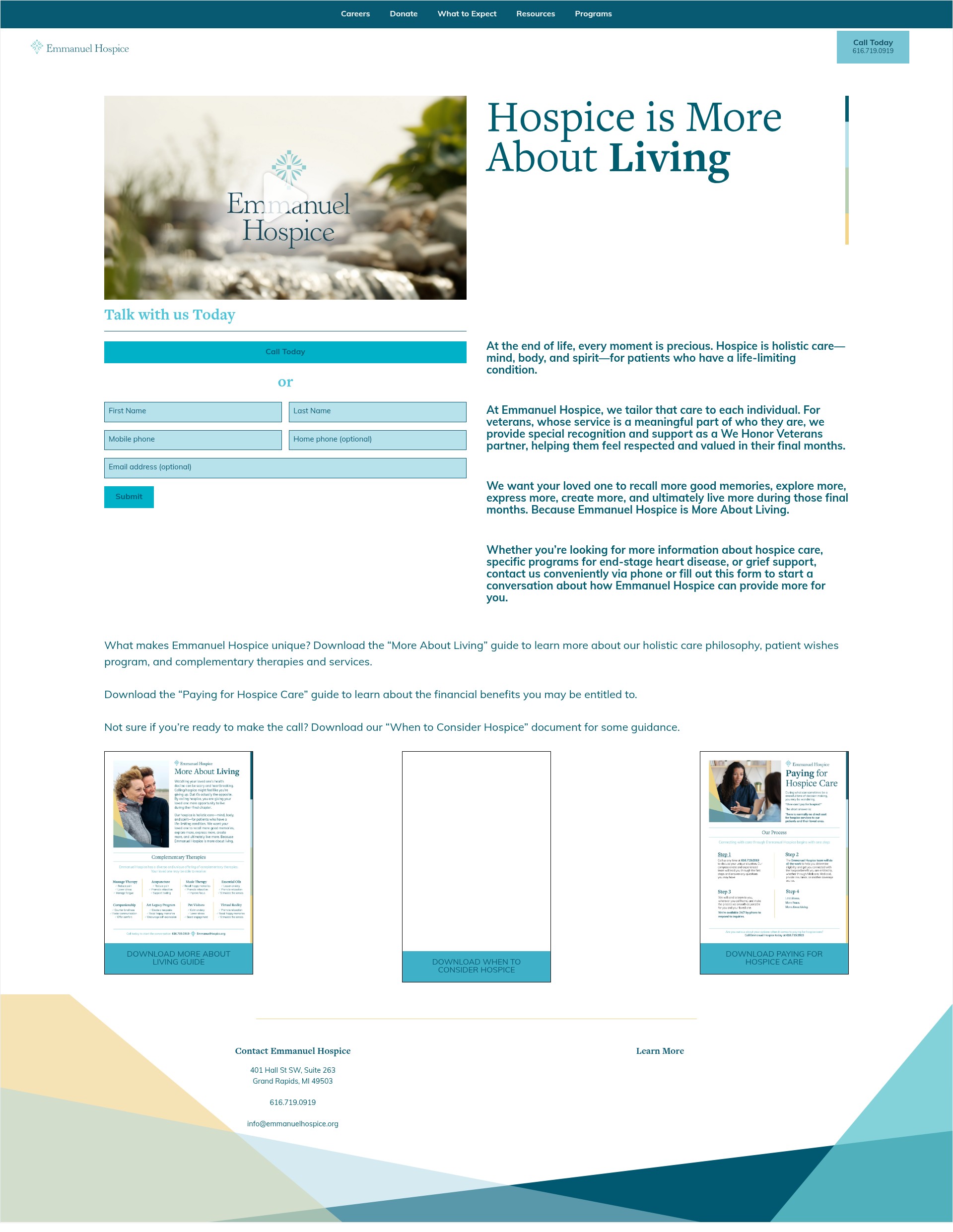 Landing Page