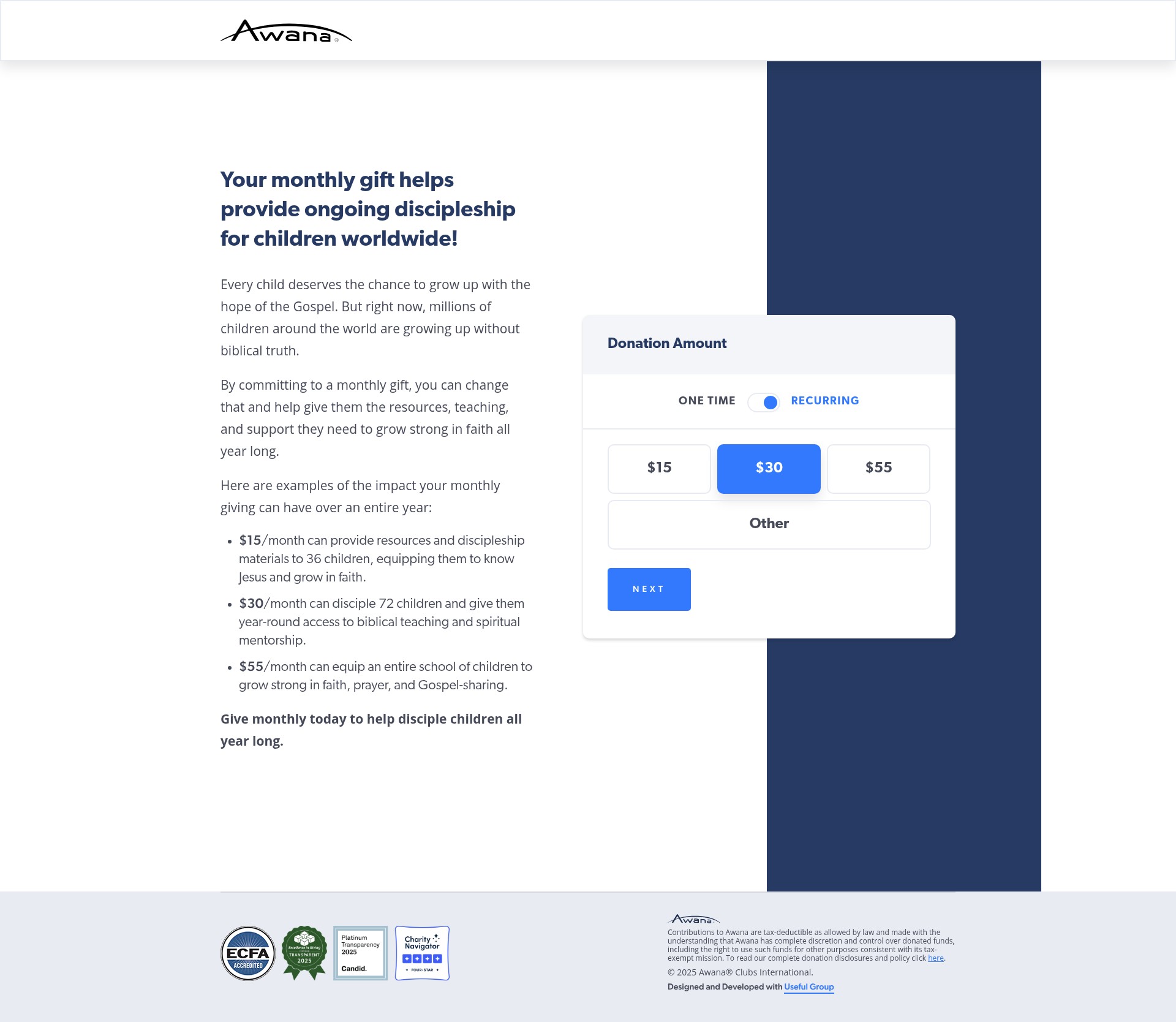 Landing Page