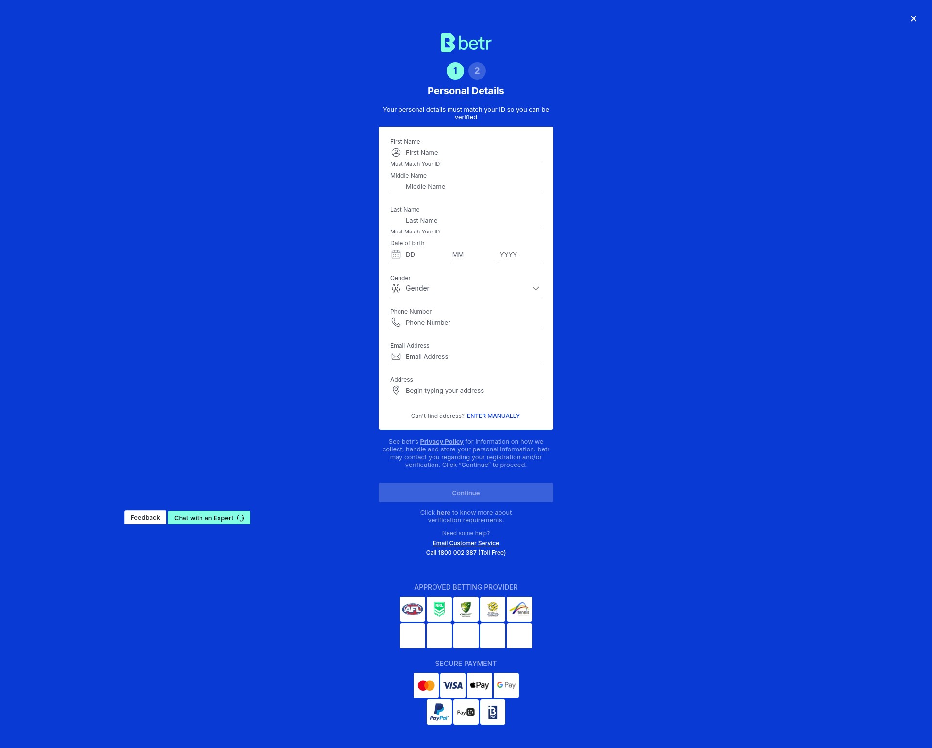 Landing Page
