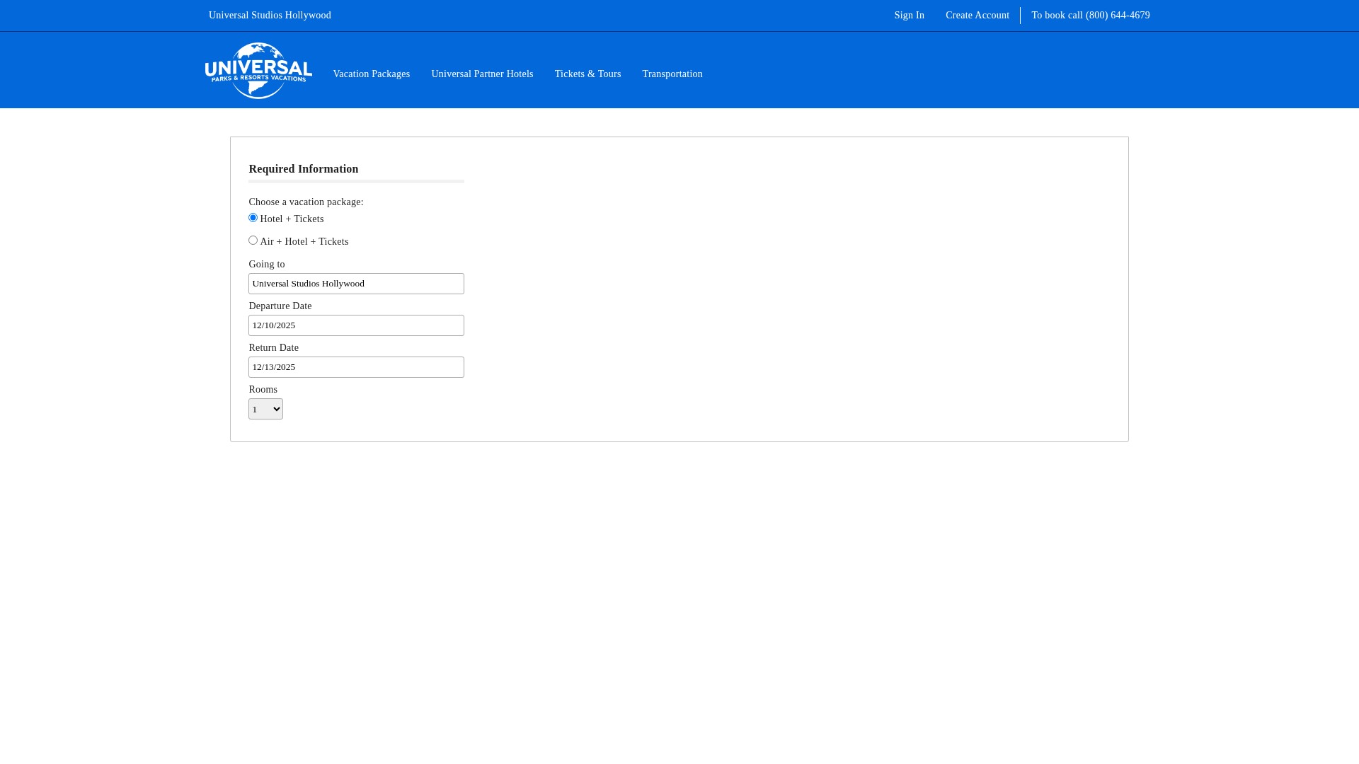 Landing Page