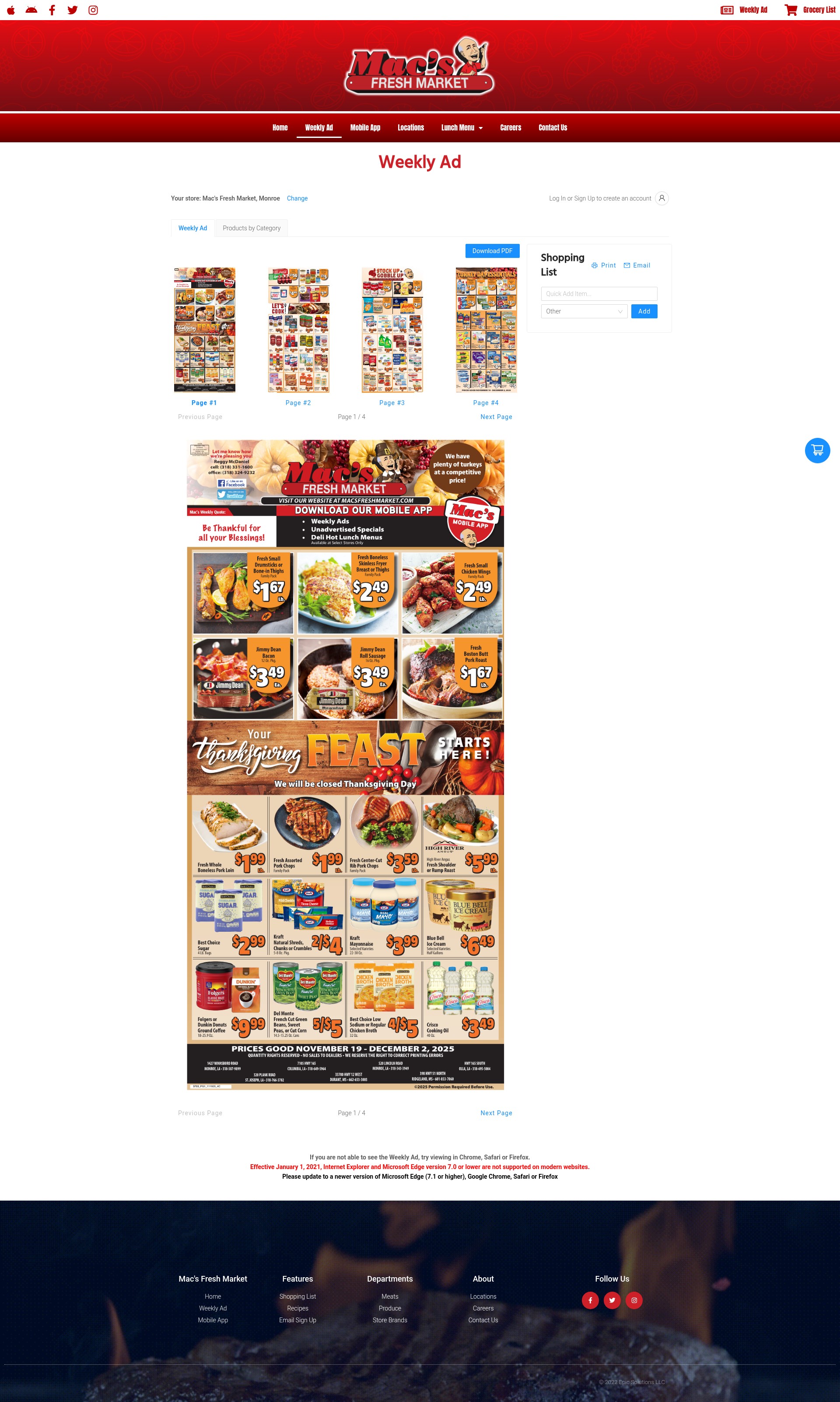 Landing Page