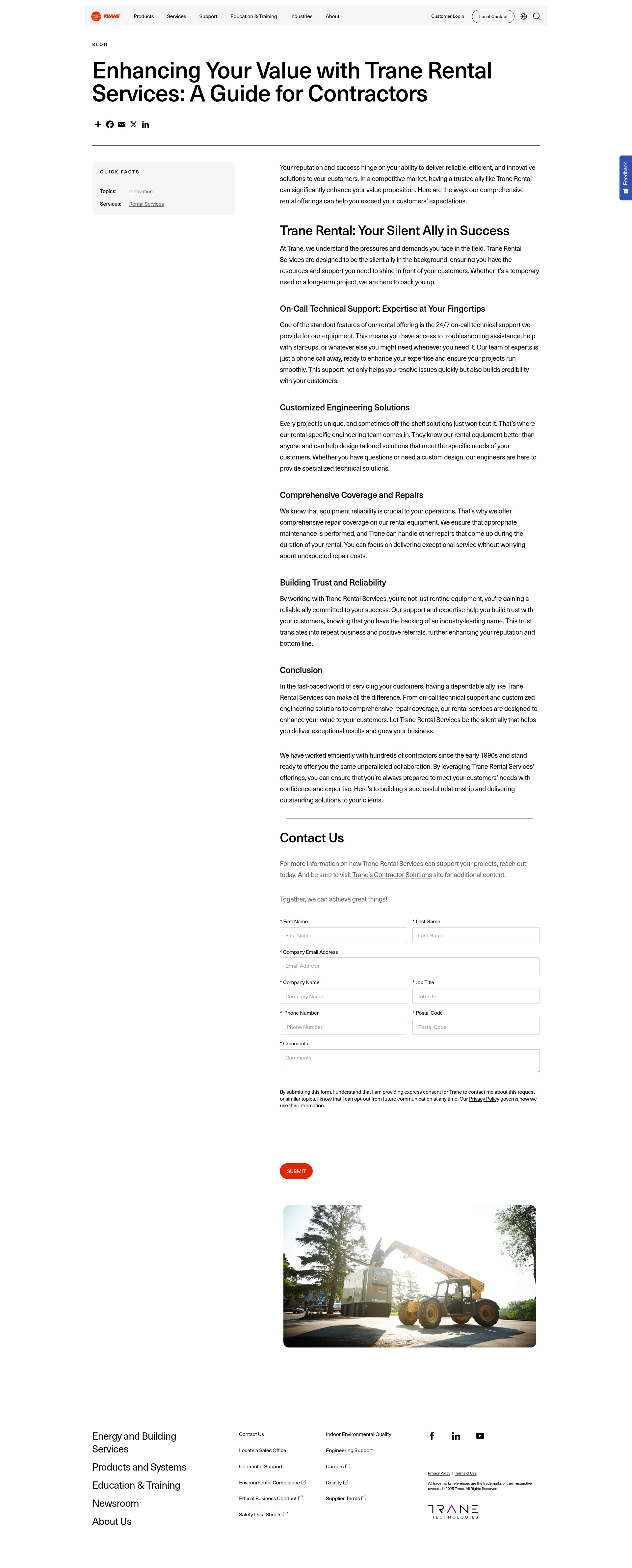 Landing Page