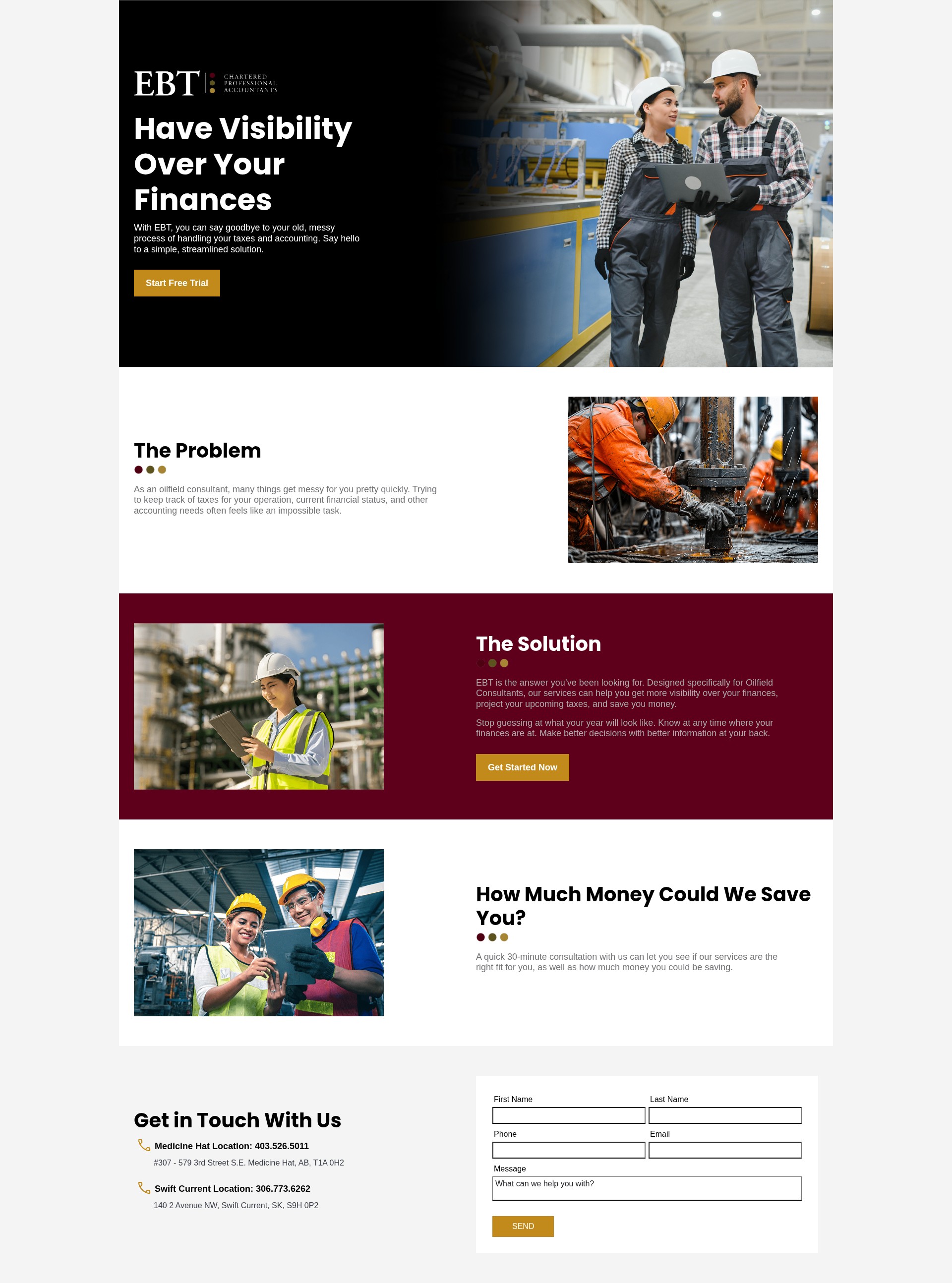 Landing Page
