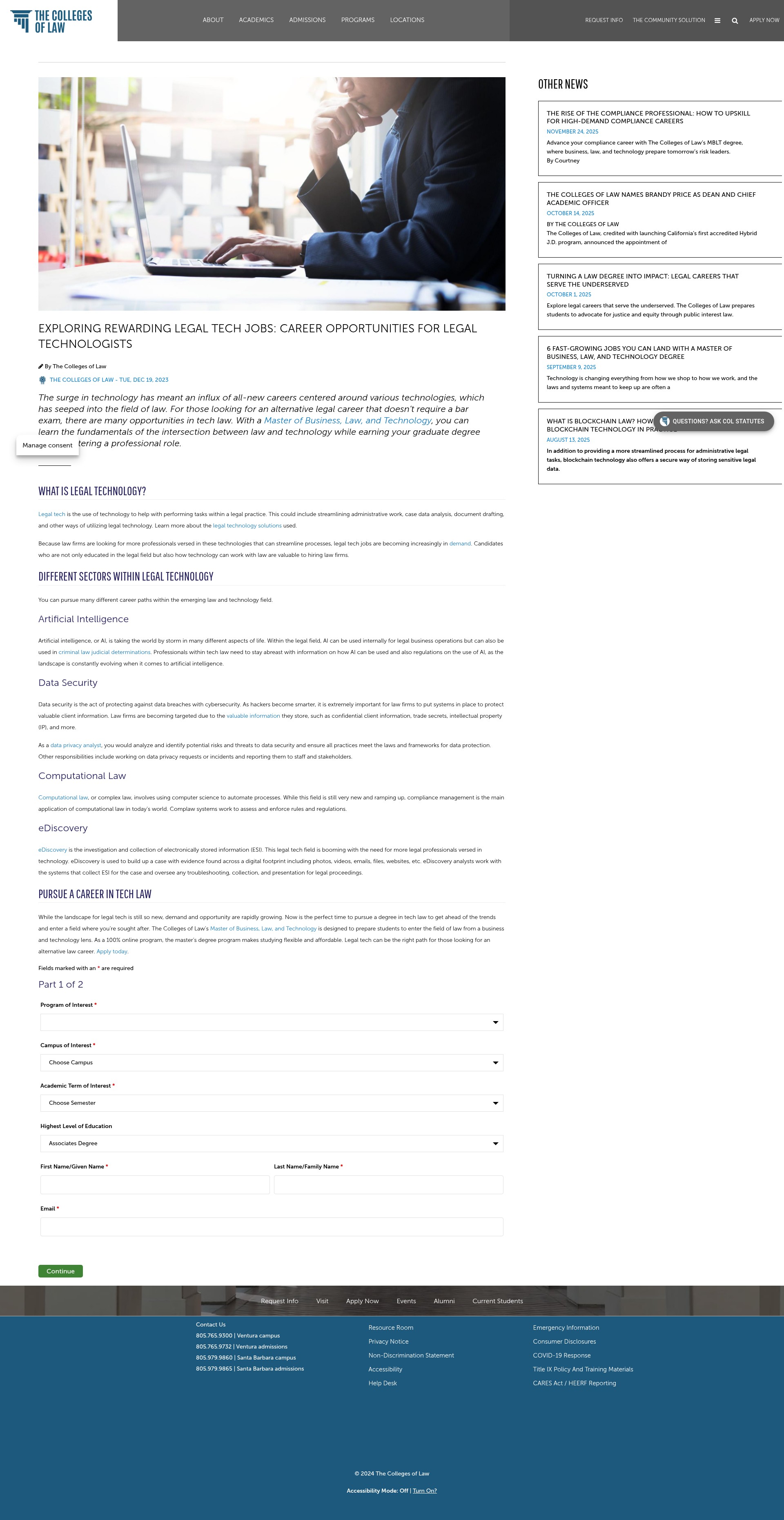 Landing Page