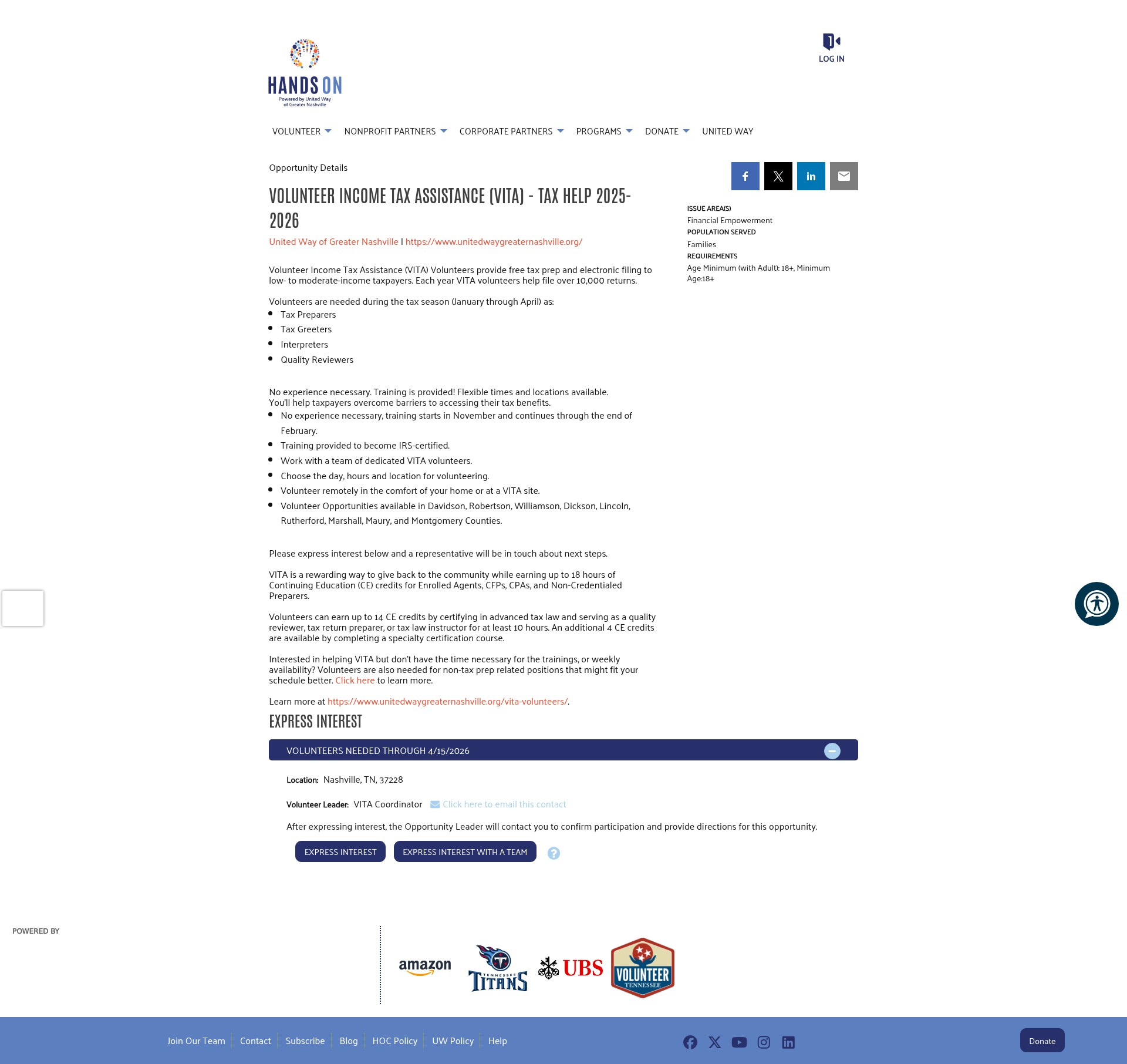 Landing Page