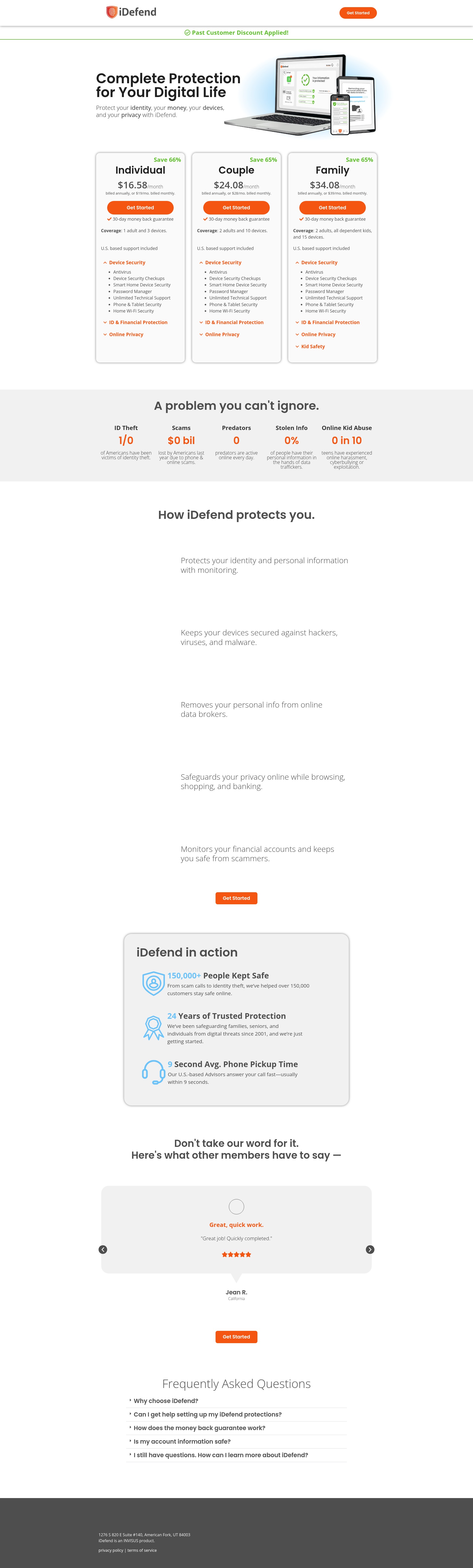 Landing Page