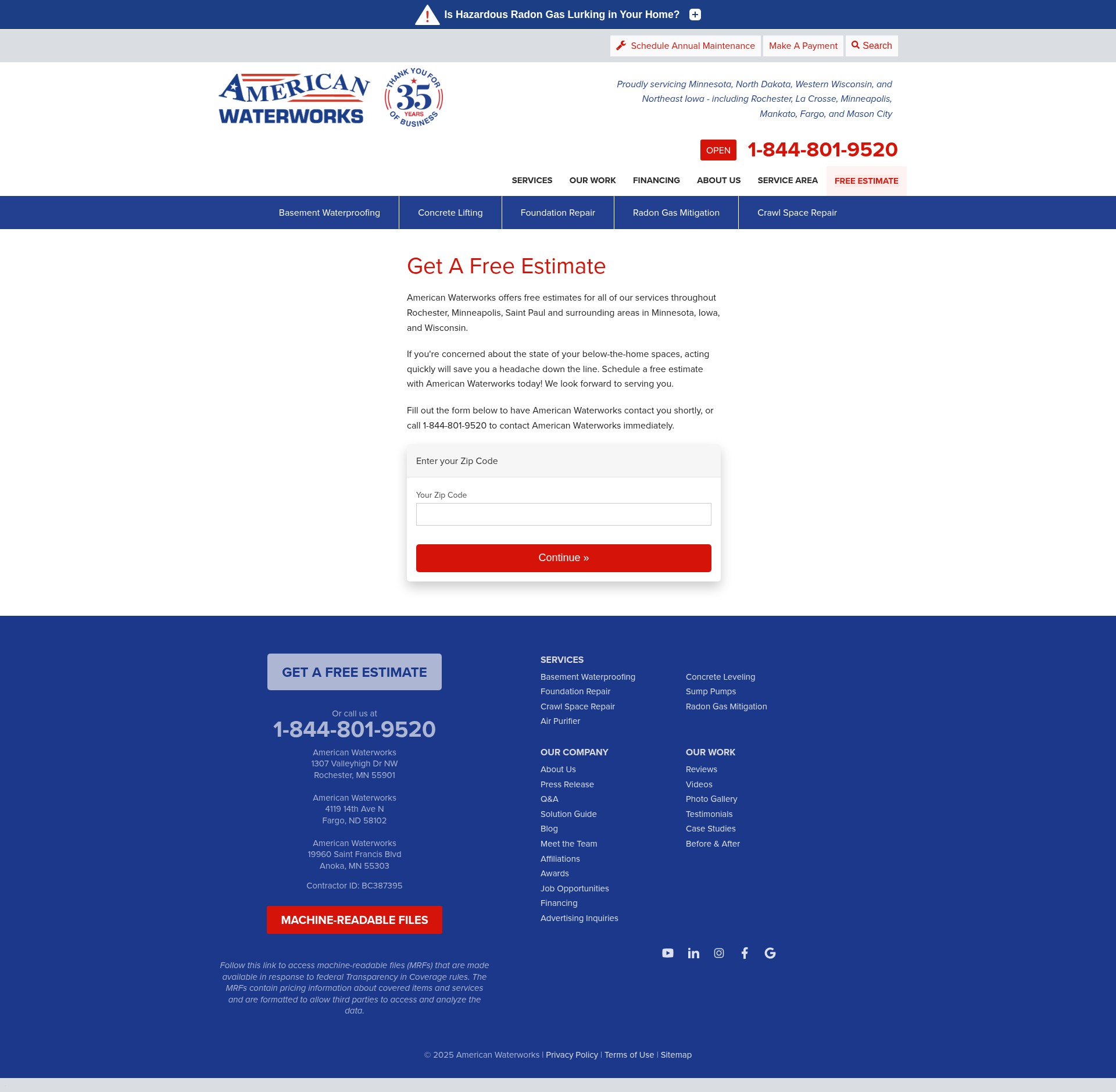 Landing Page