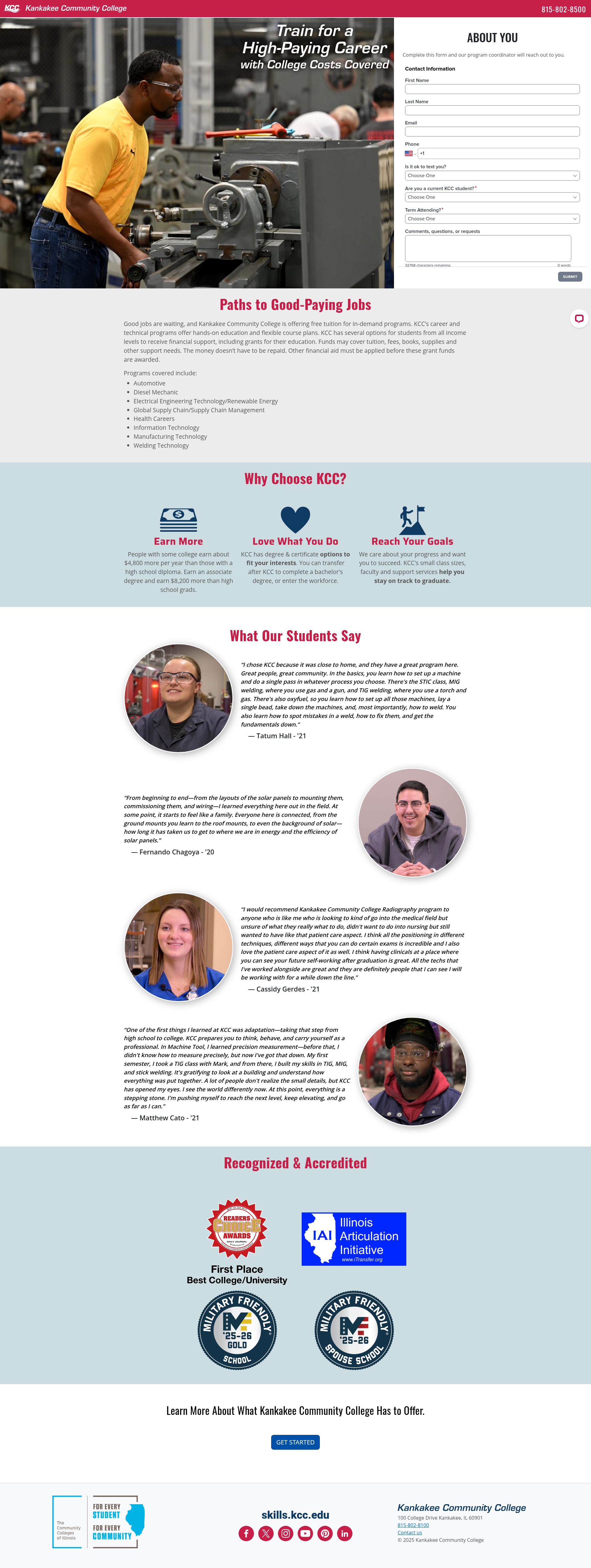Landing Page