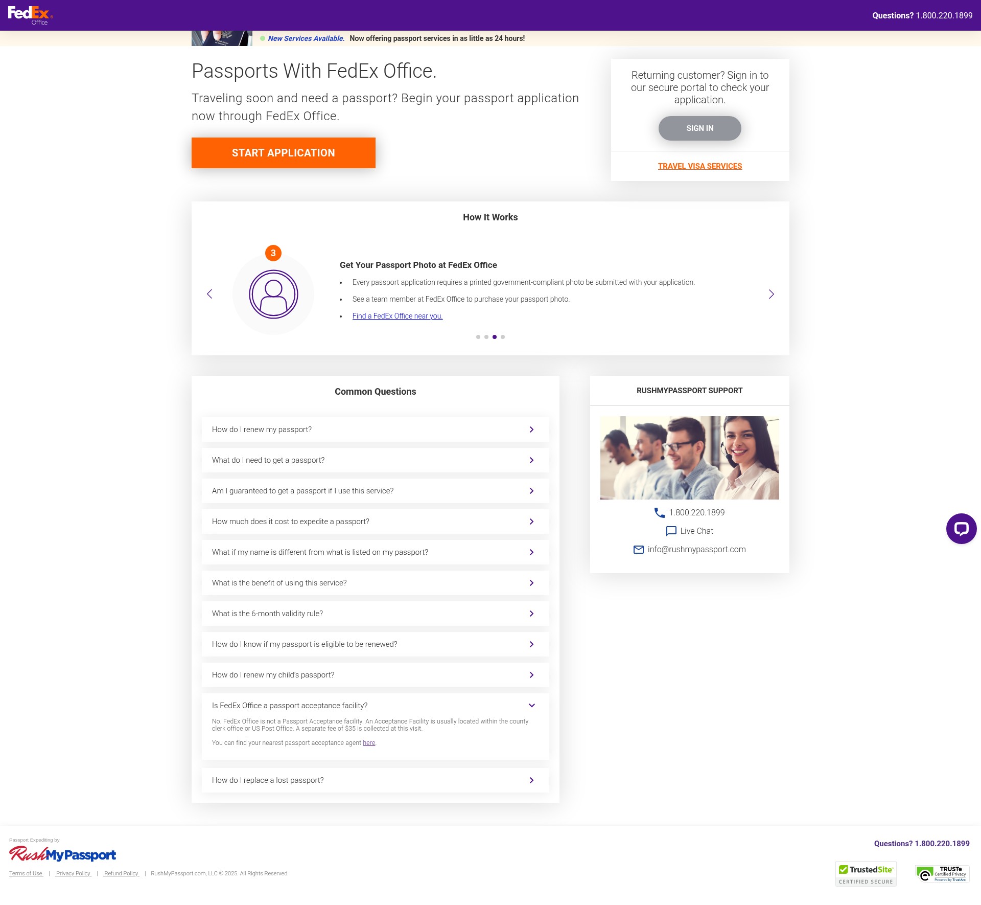 Landing Page