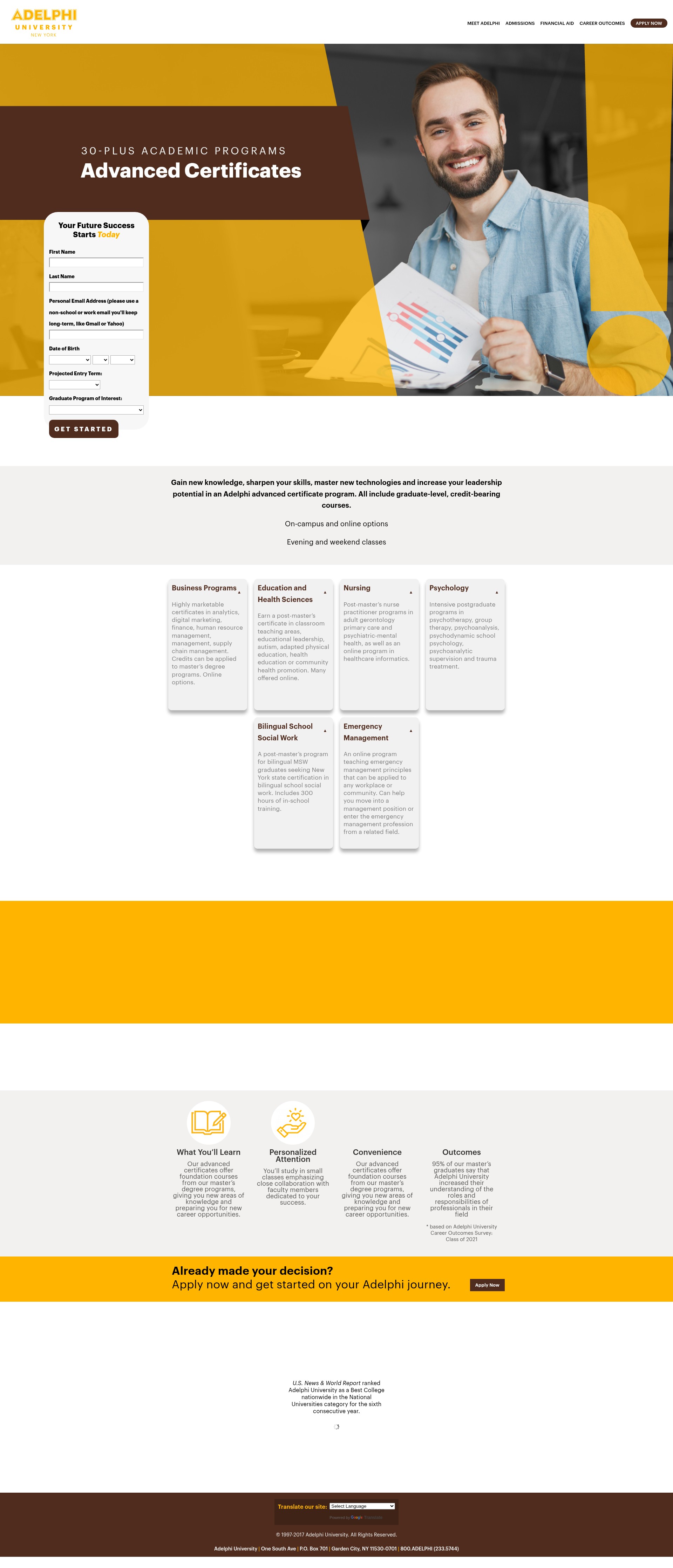 Landing Page