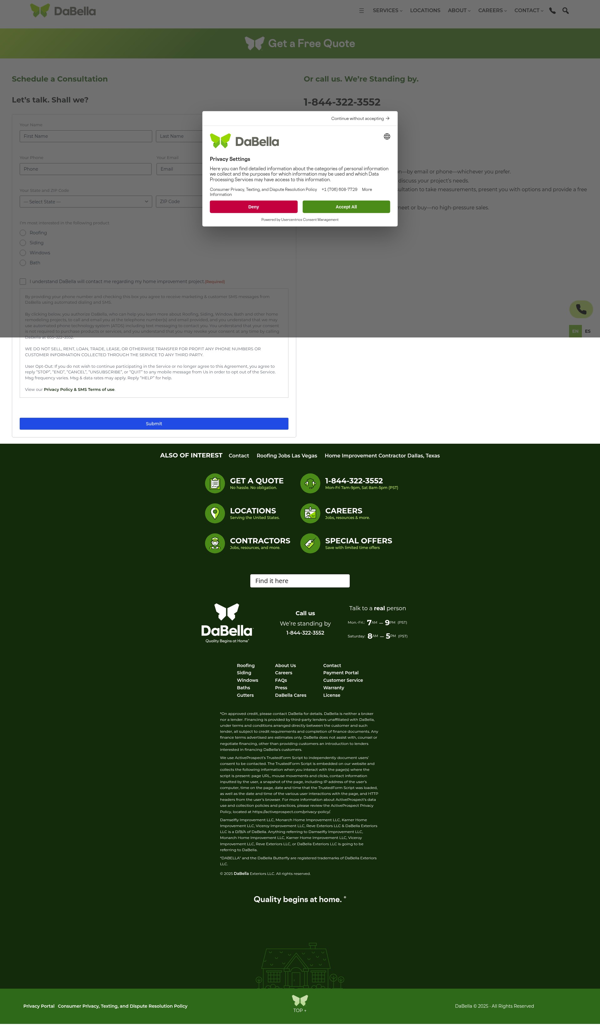Landing Page