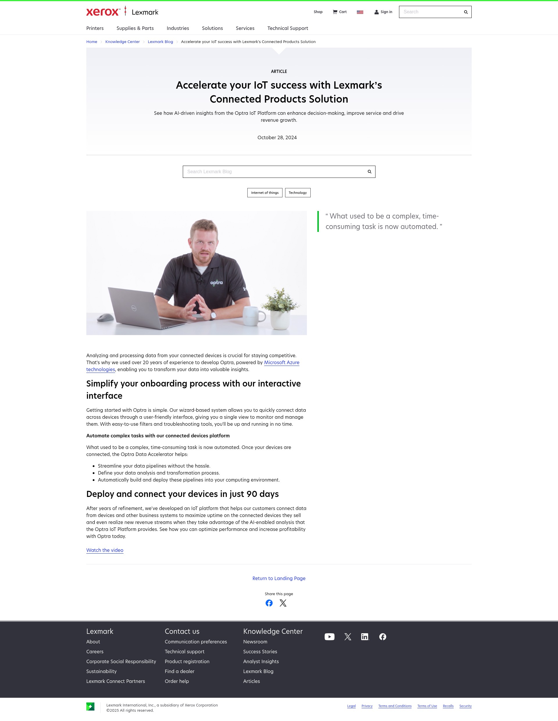 Landing Page