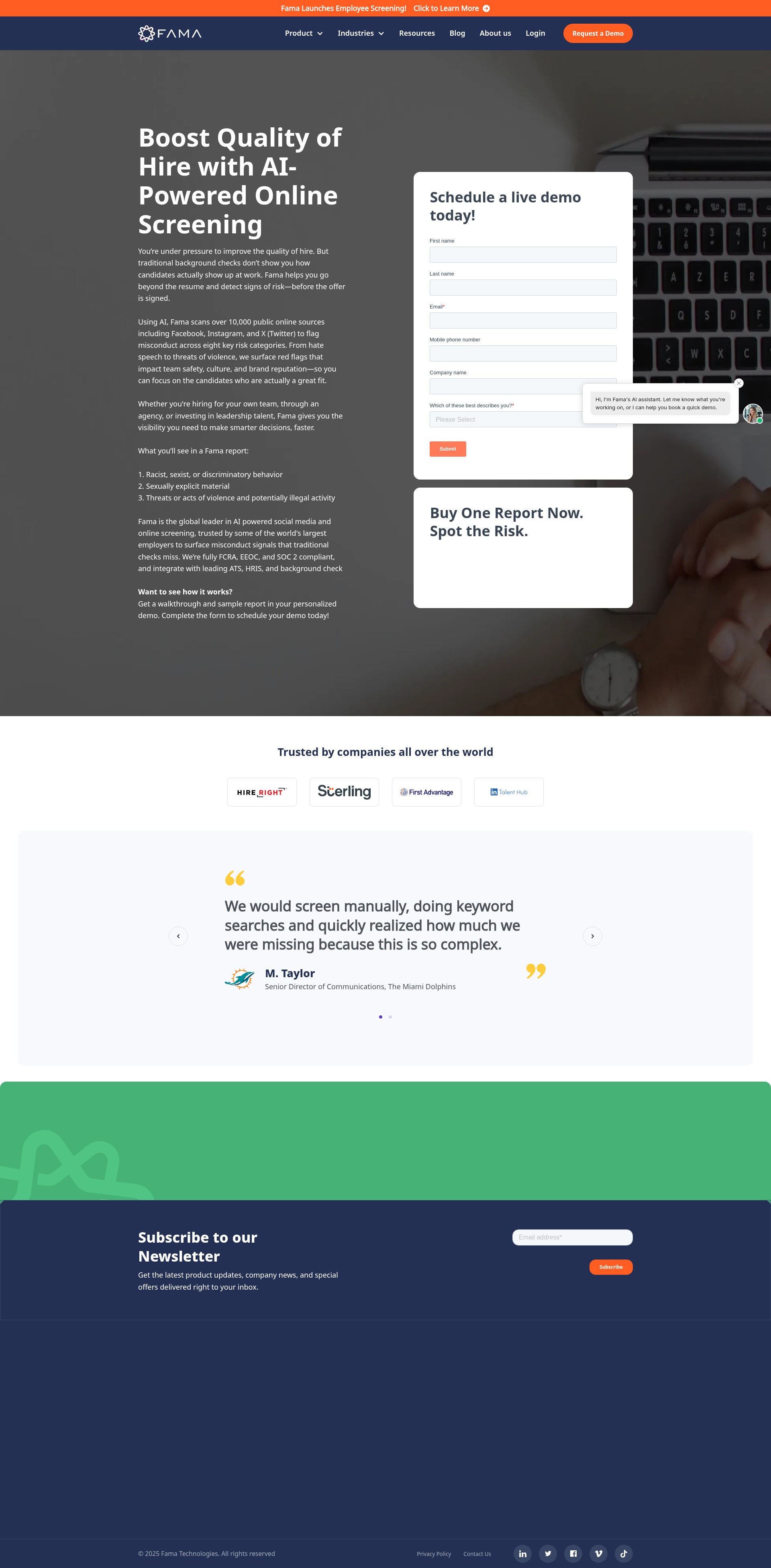 Landing Page