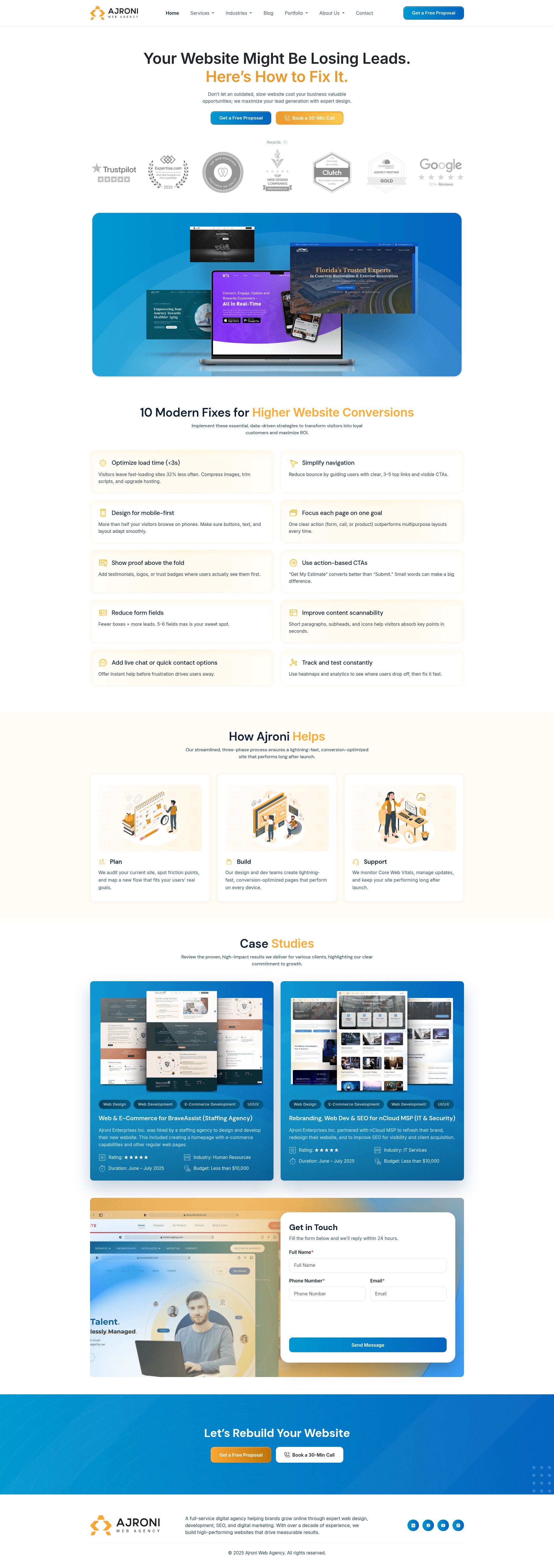 Landing Page