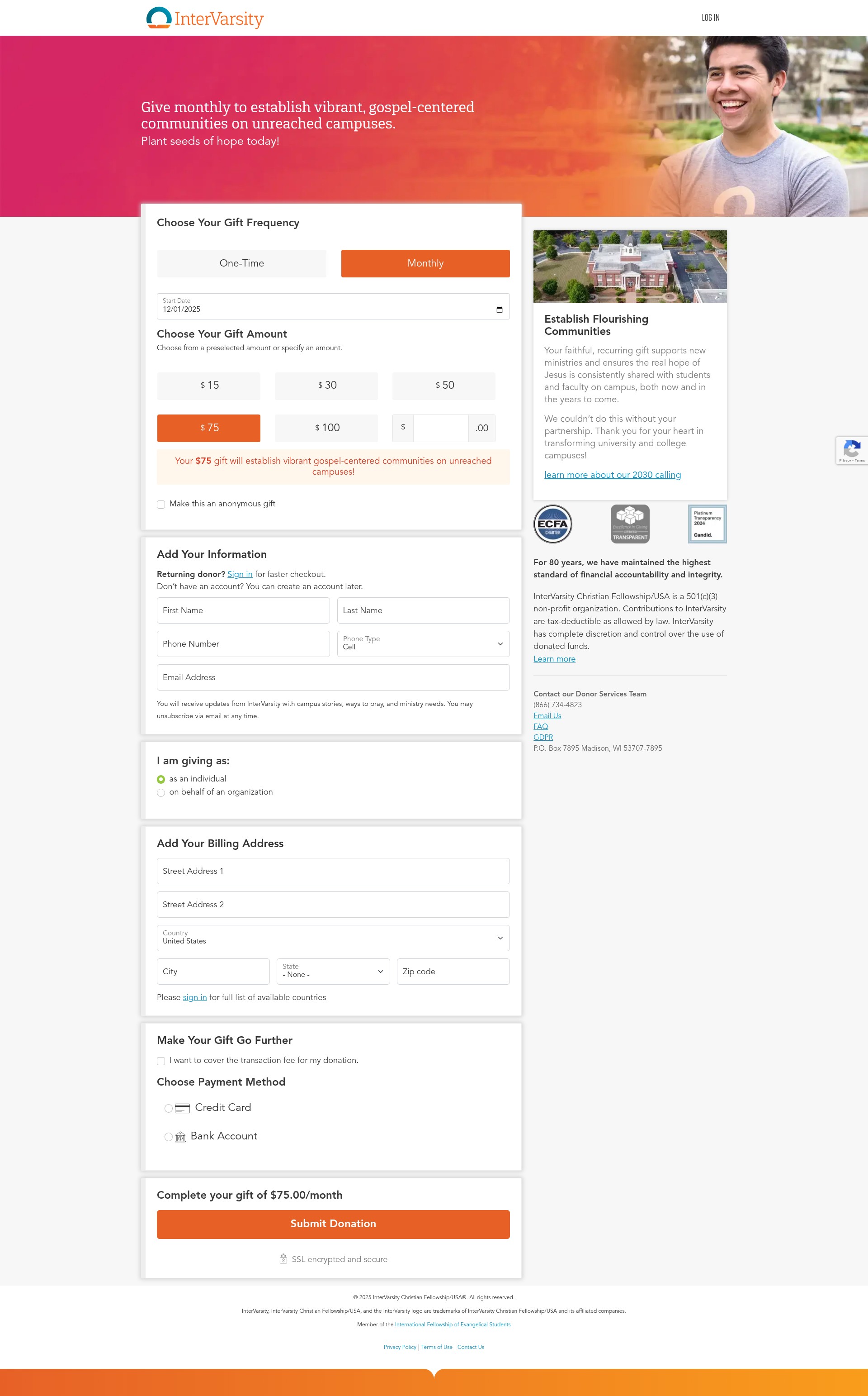 Landing Page