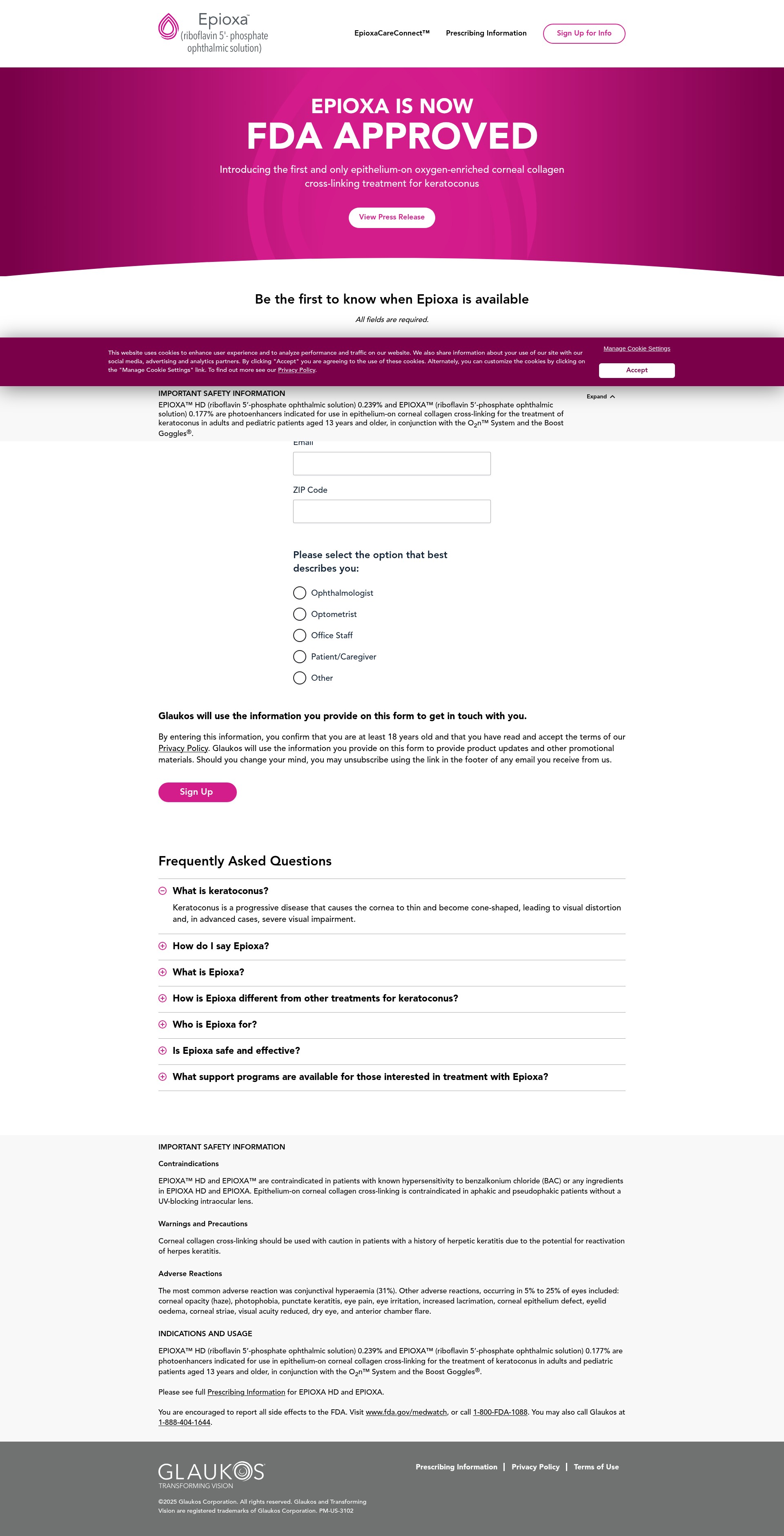 Landing Page