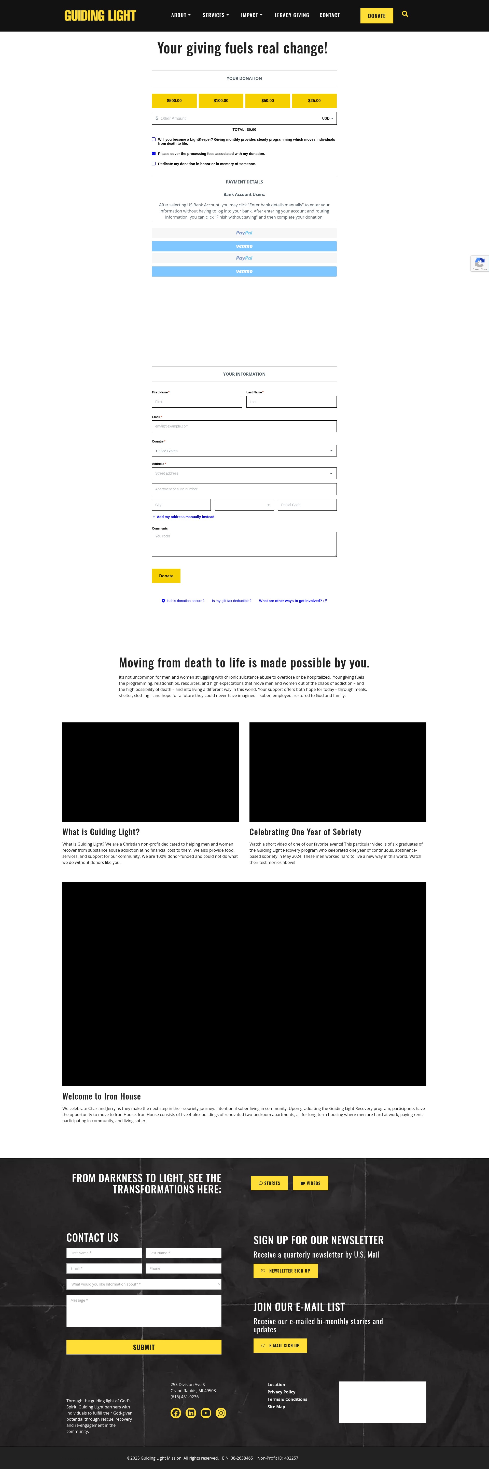 Landing Page
