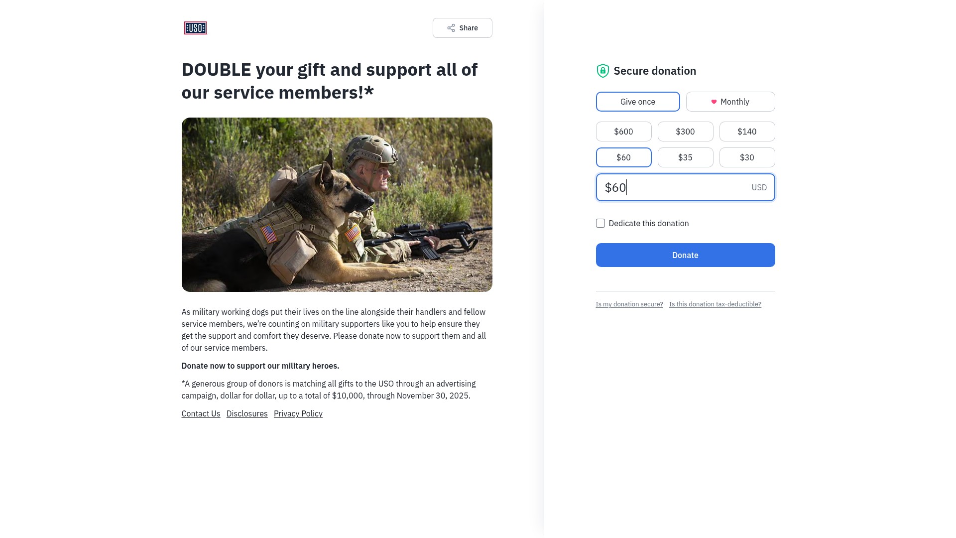 Landing Page