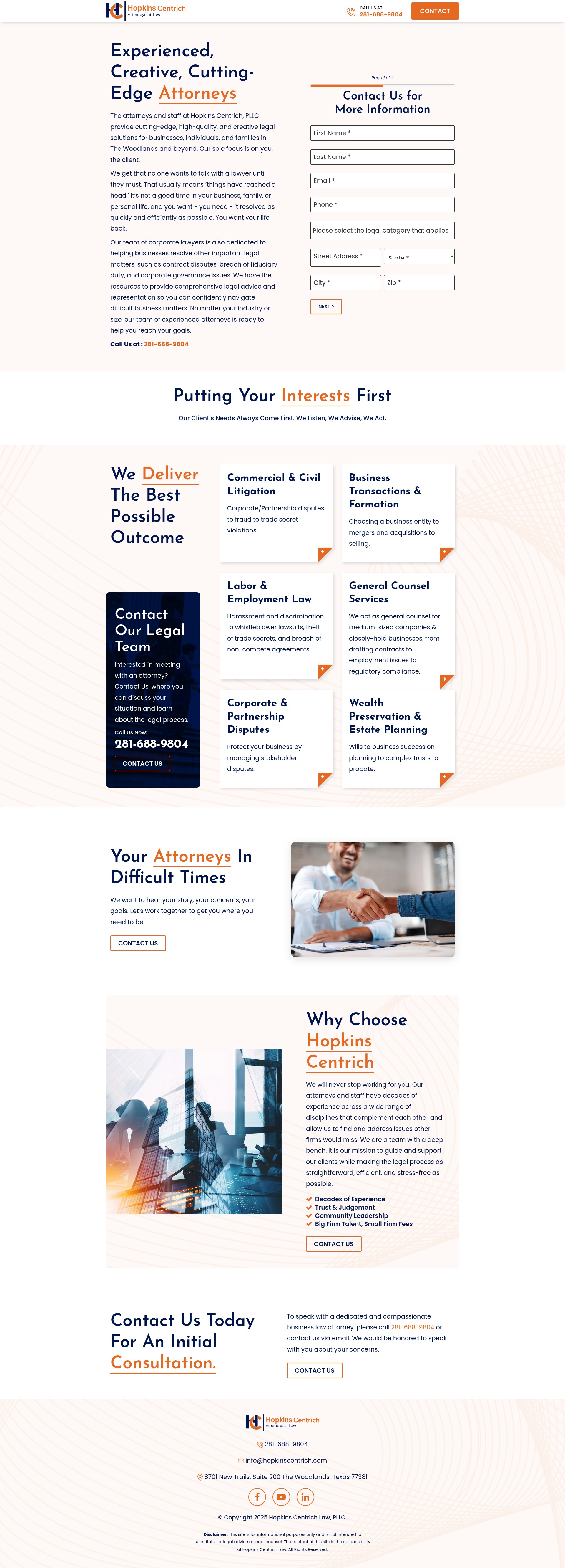 Landing Page