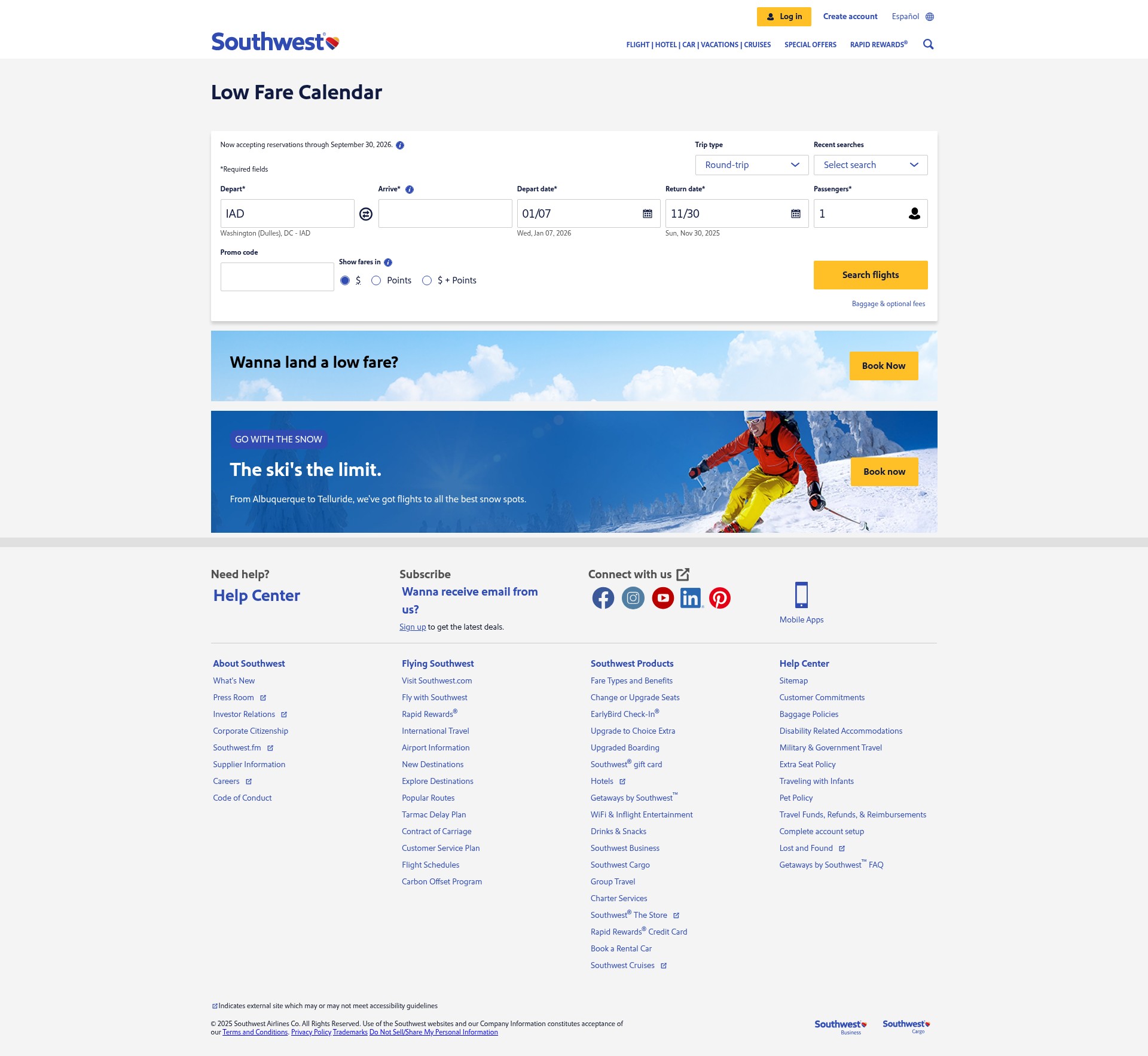 Landing Page