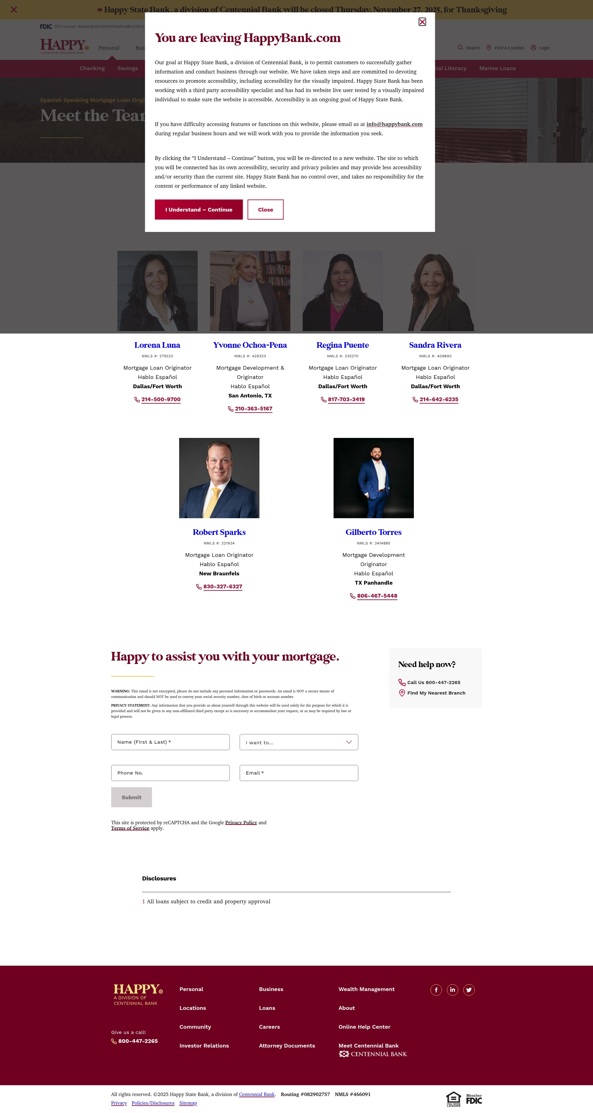 Landing Page