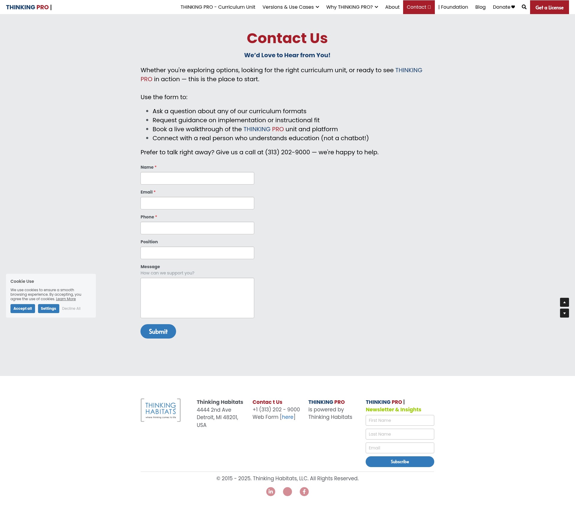 Landing Page