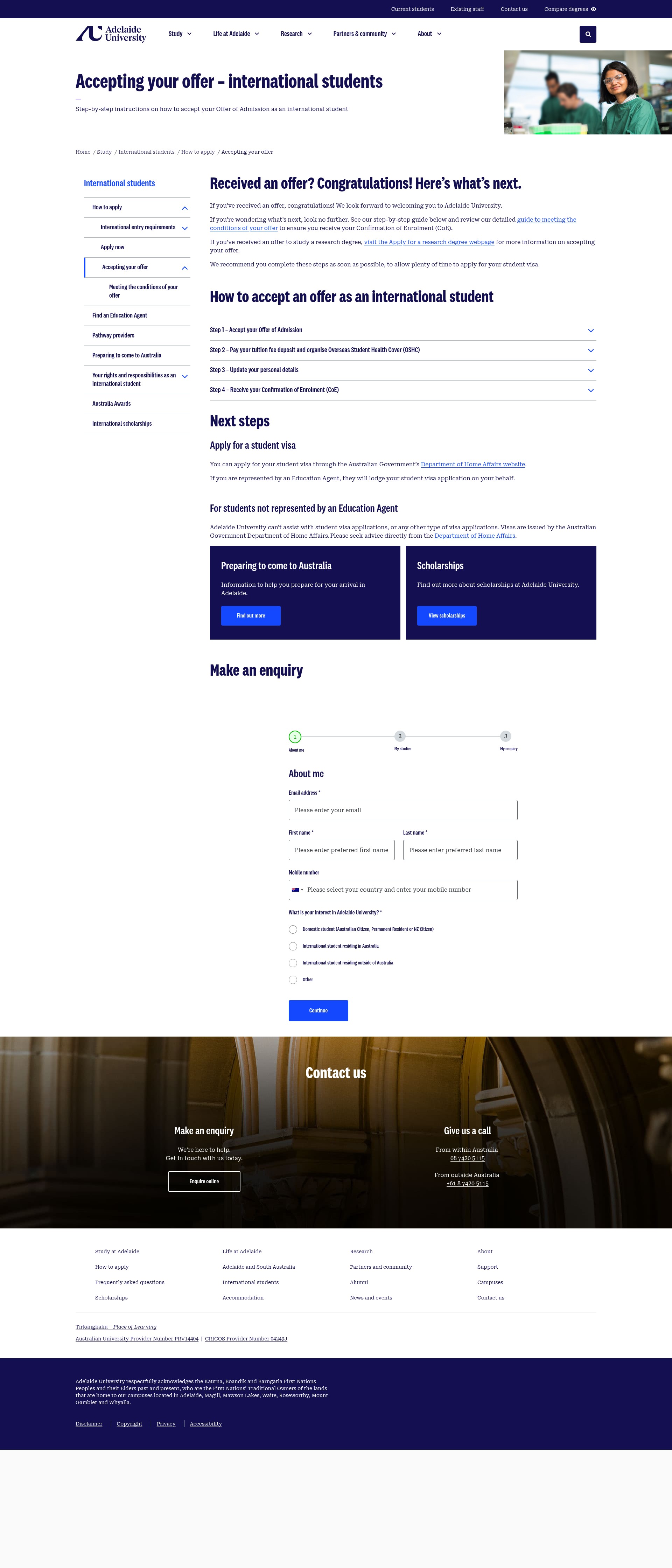 Landing Page