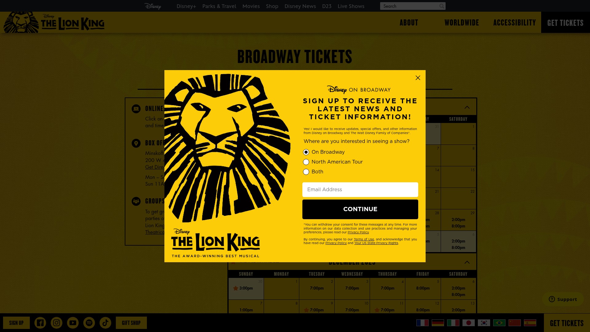 Landing Page