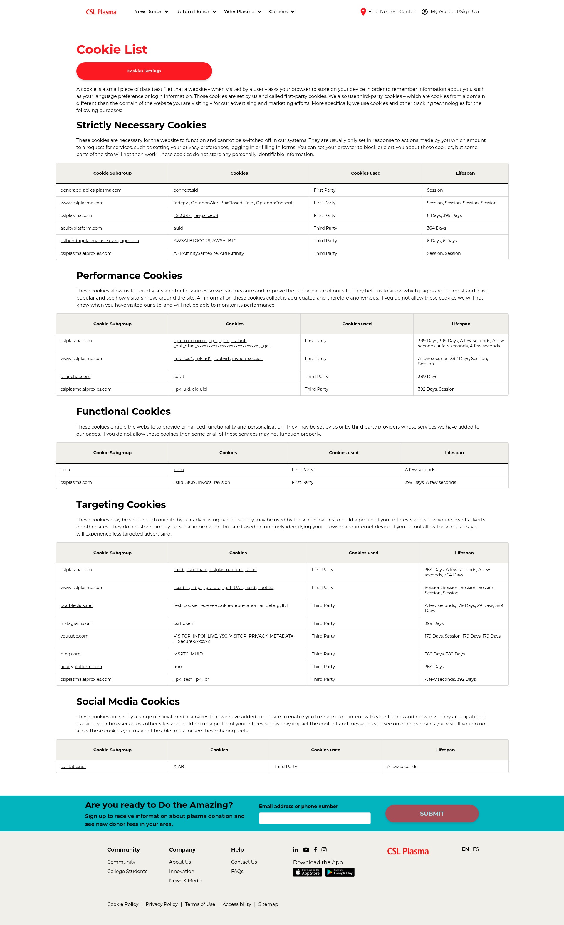 Landing Page
