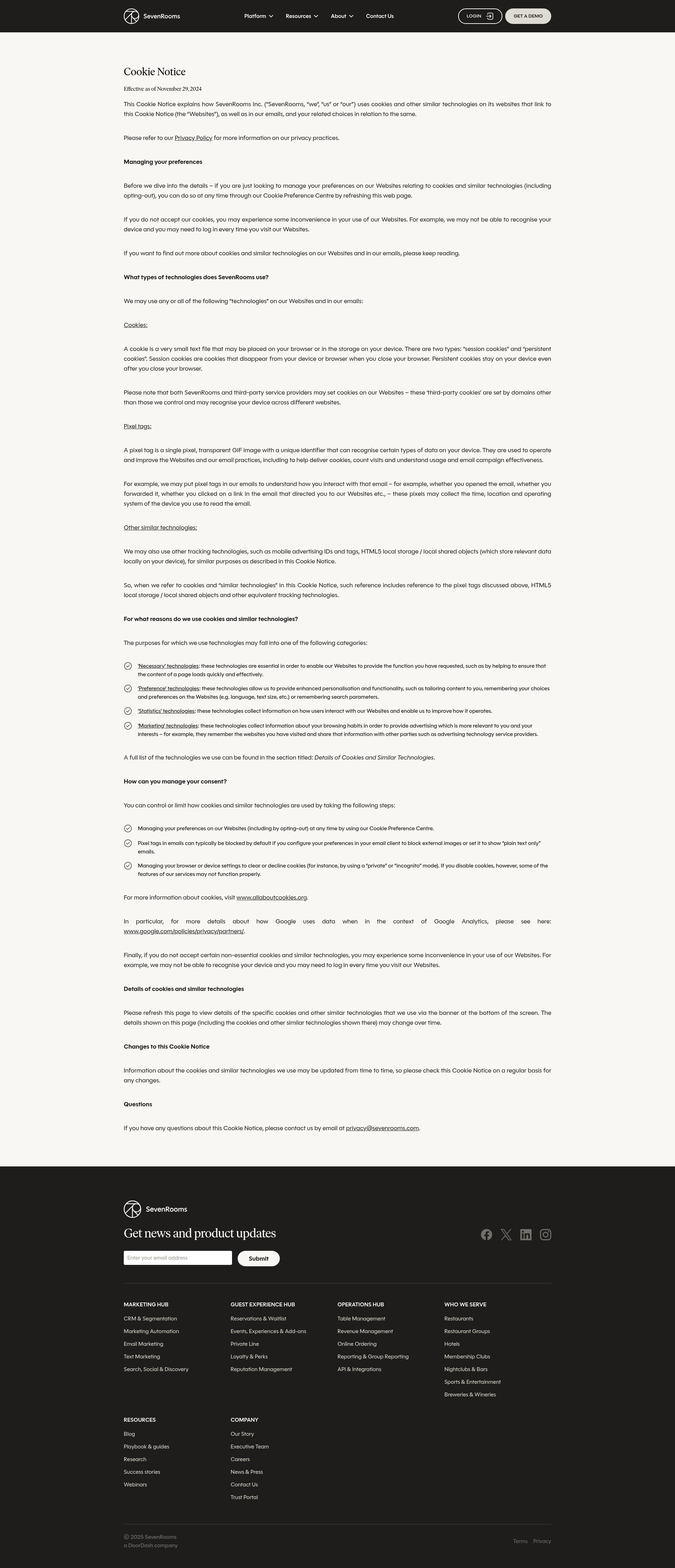 Landing Page