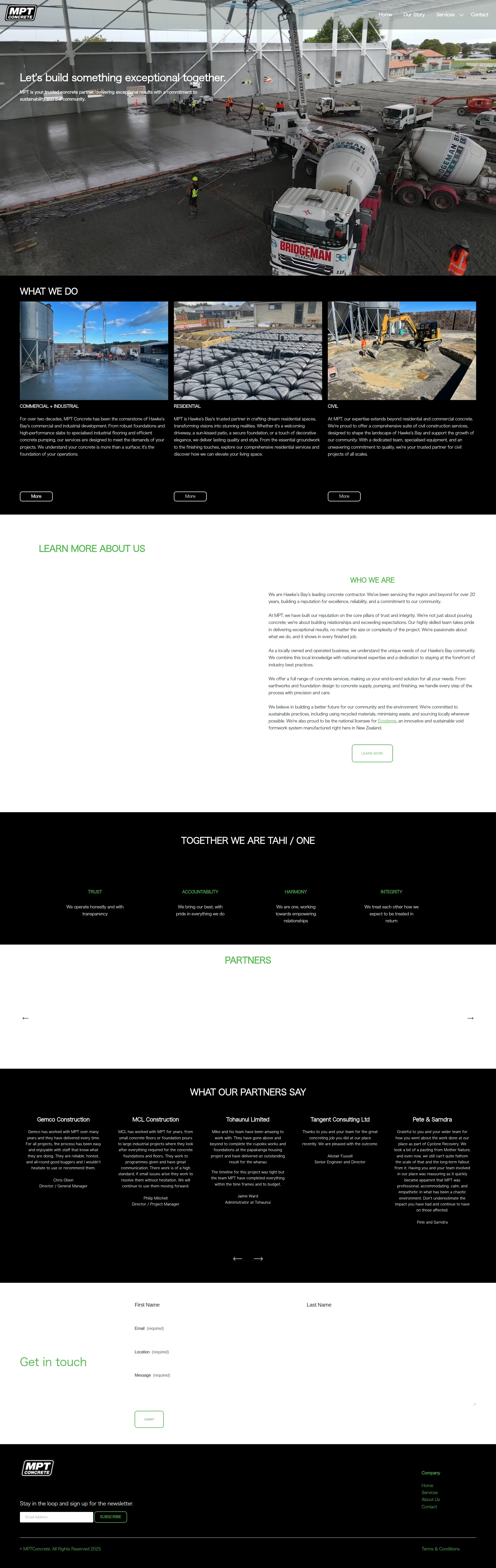 Landing Page