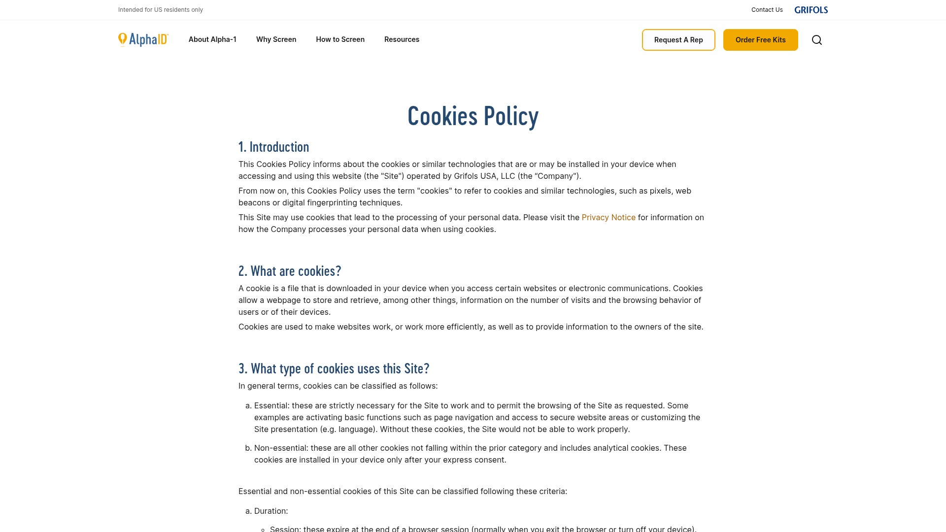 Landing Page
