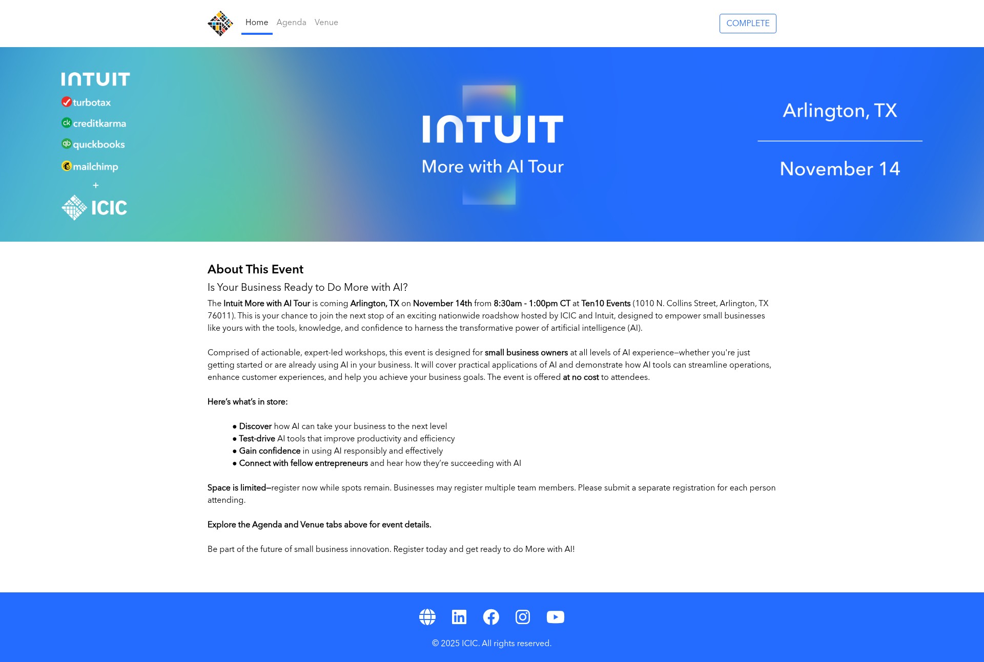 Landing Page