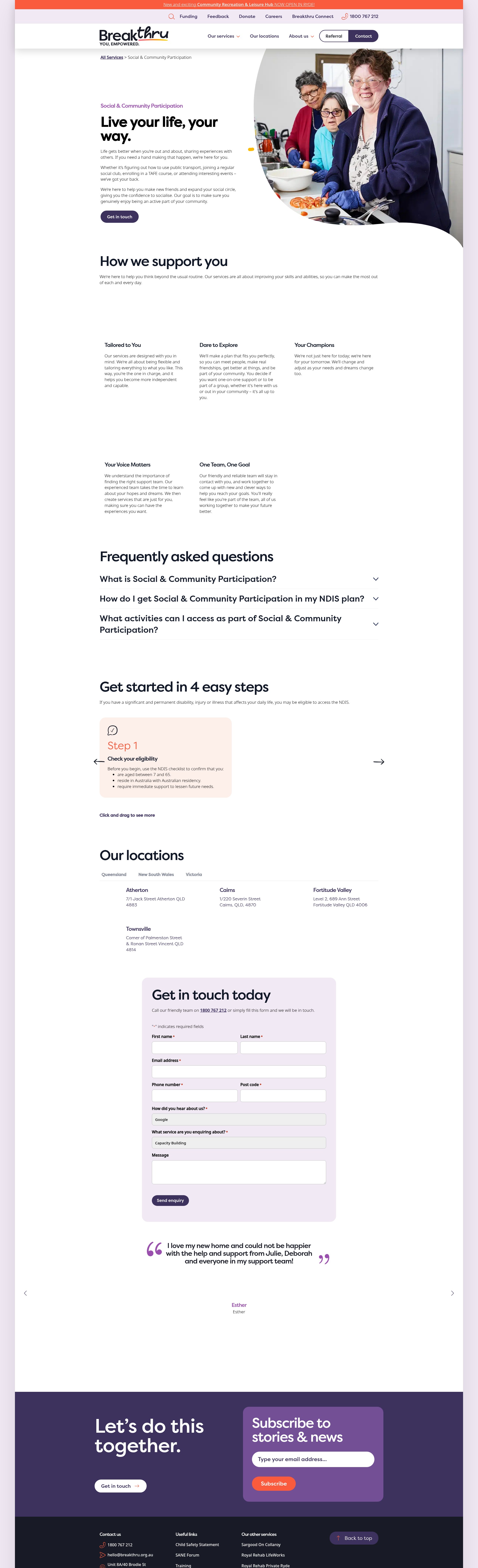 Landing Page
