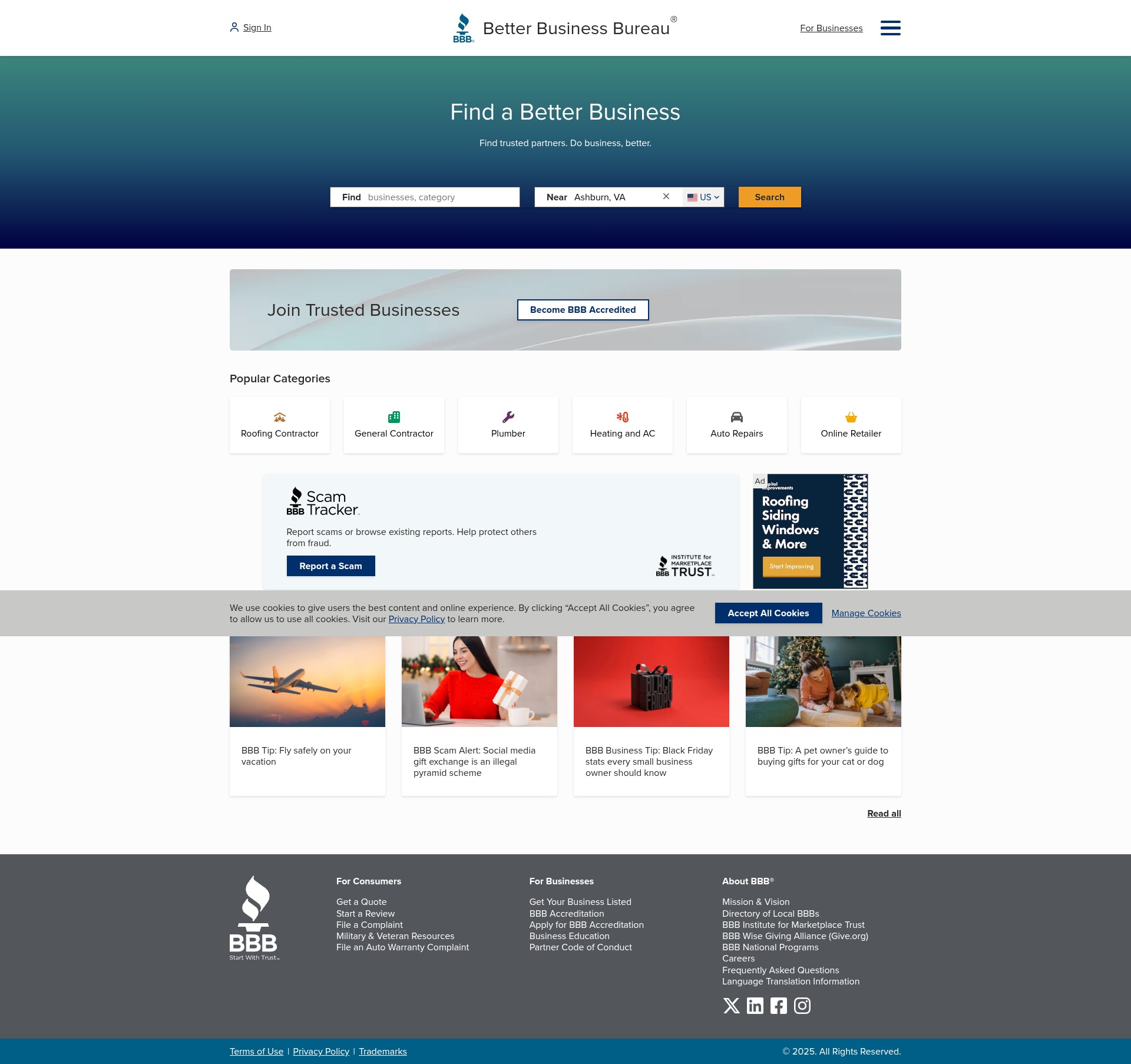 Landing Page