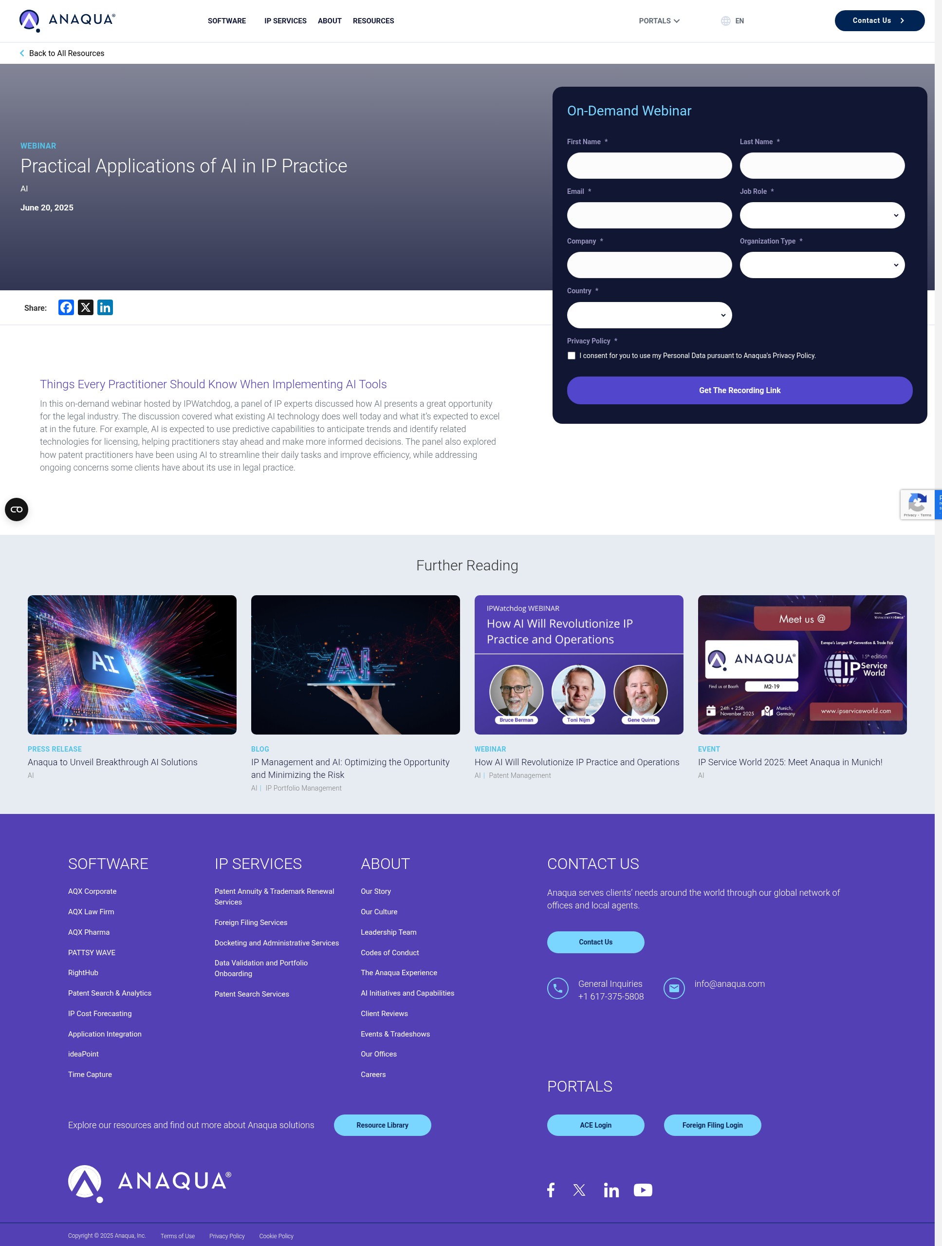Landing Page