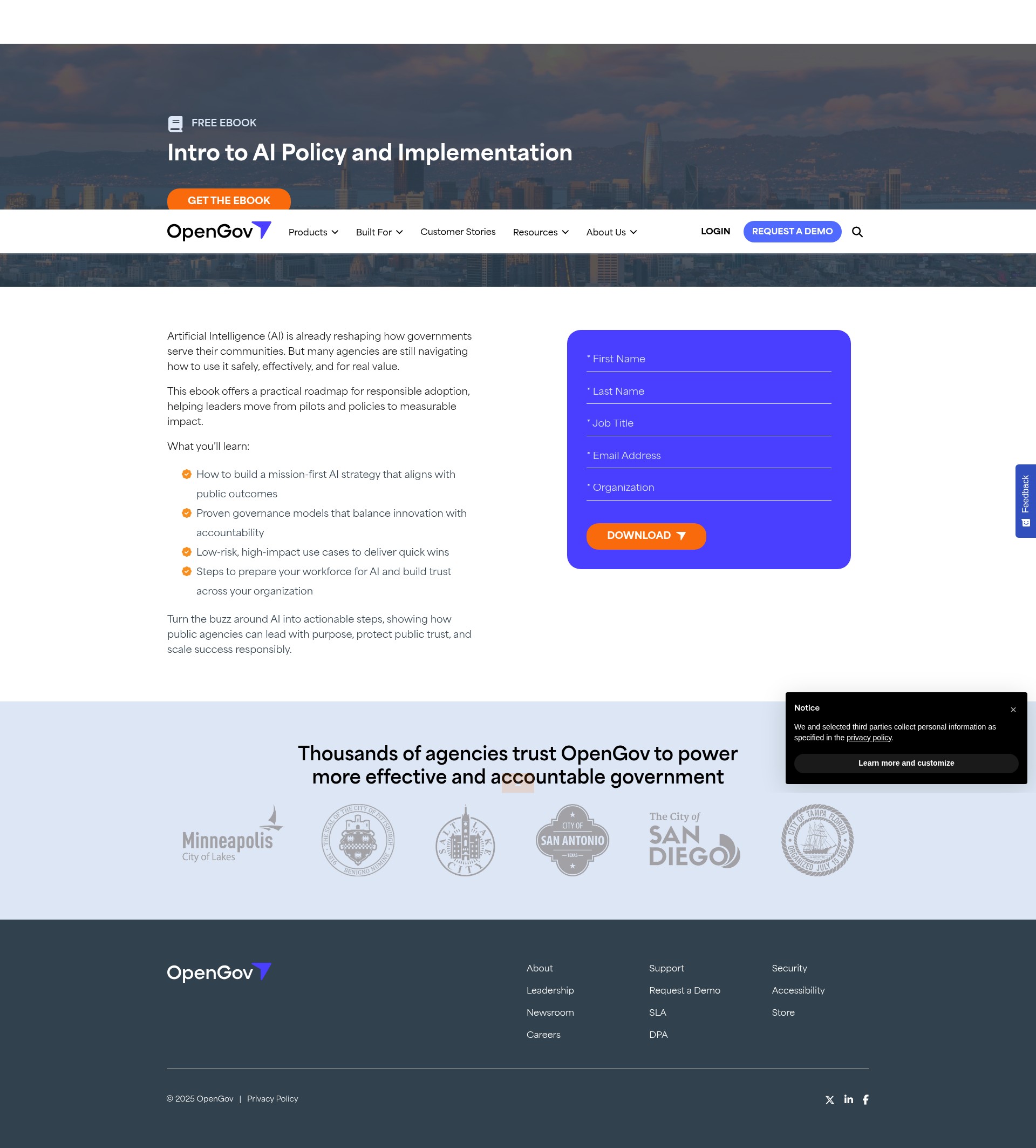 Landing Page
