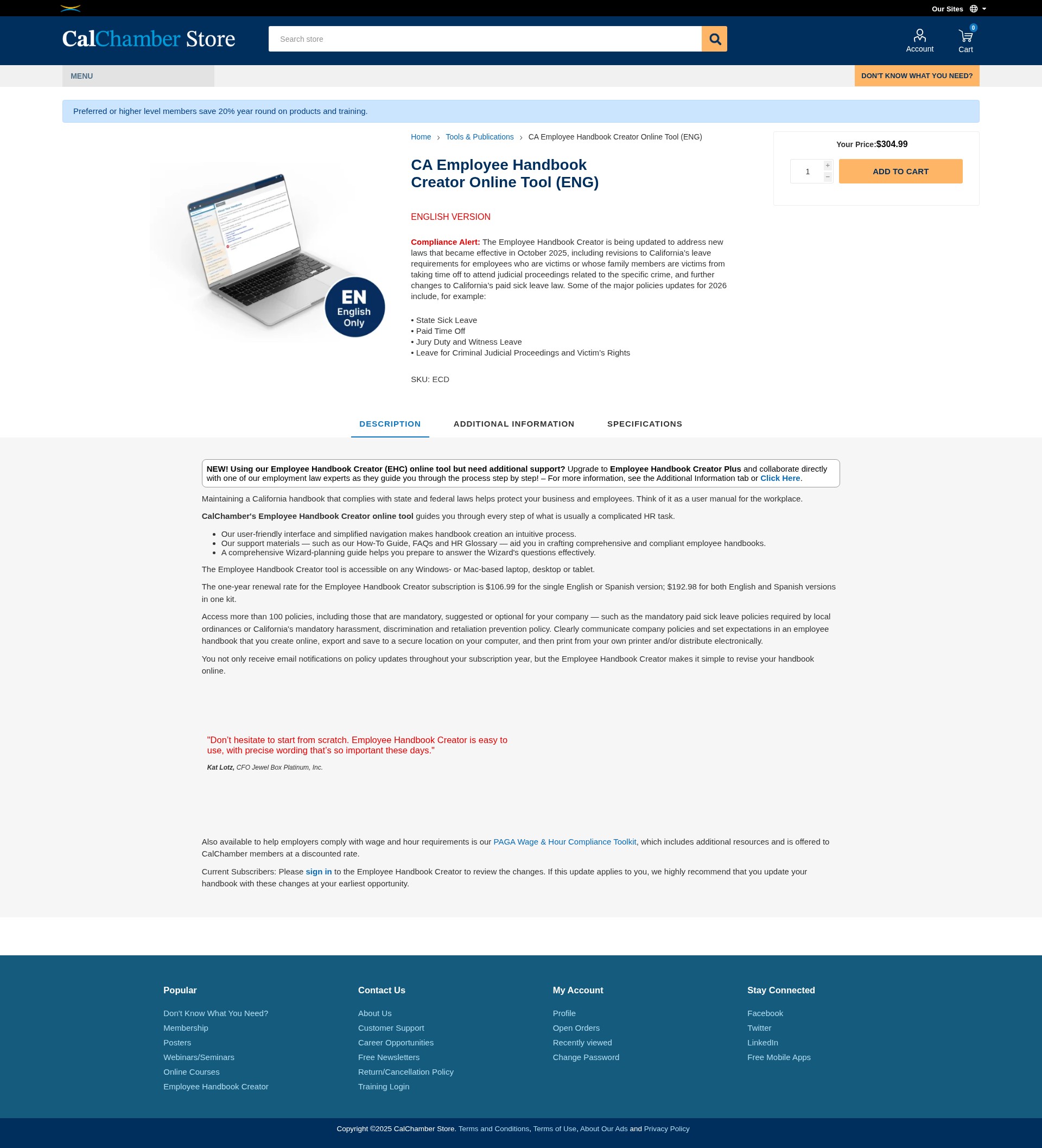 Landing Page