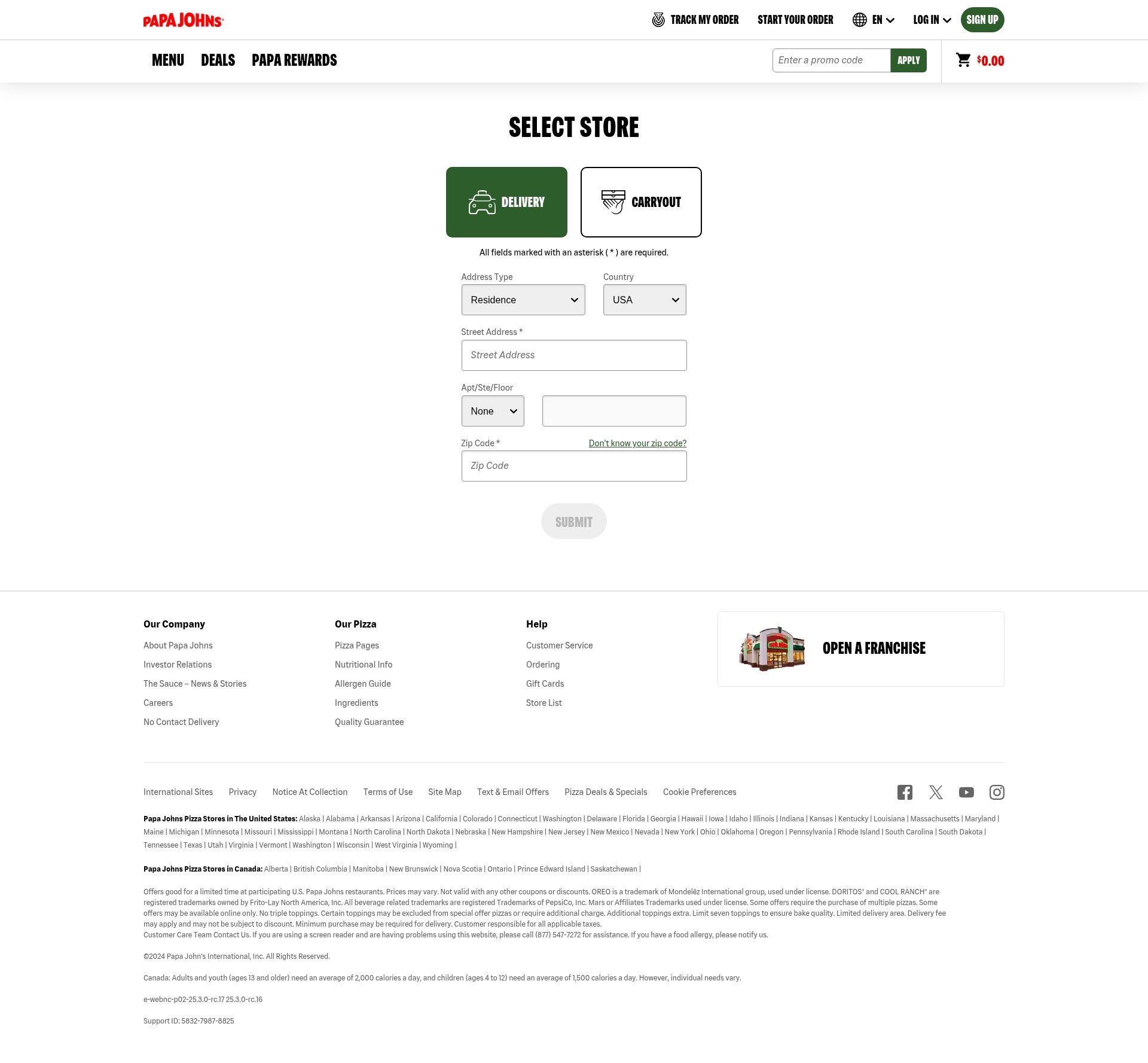 Landing Page