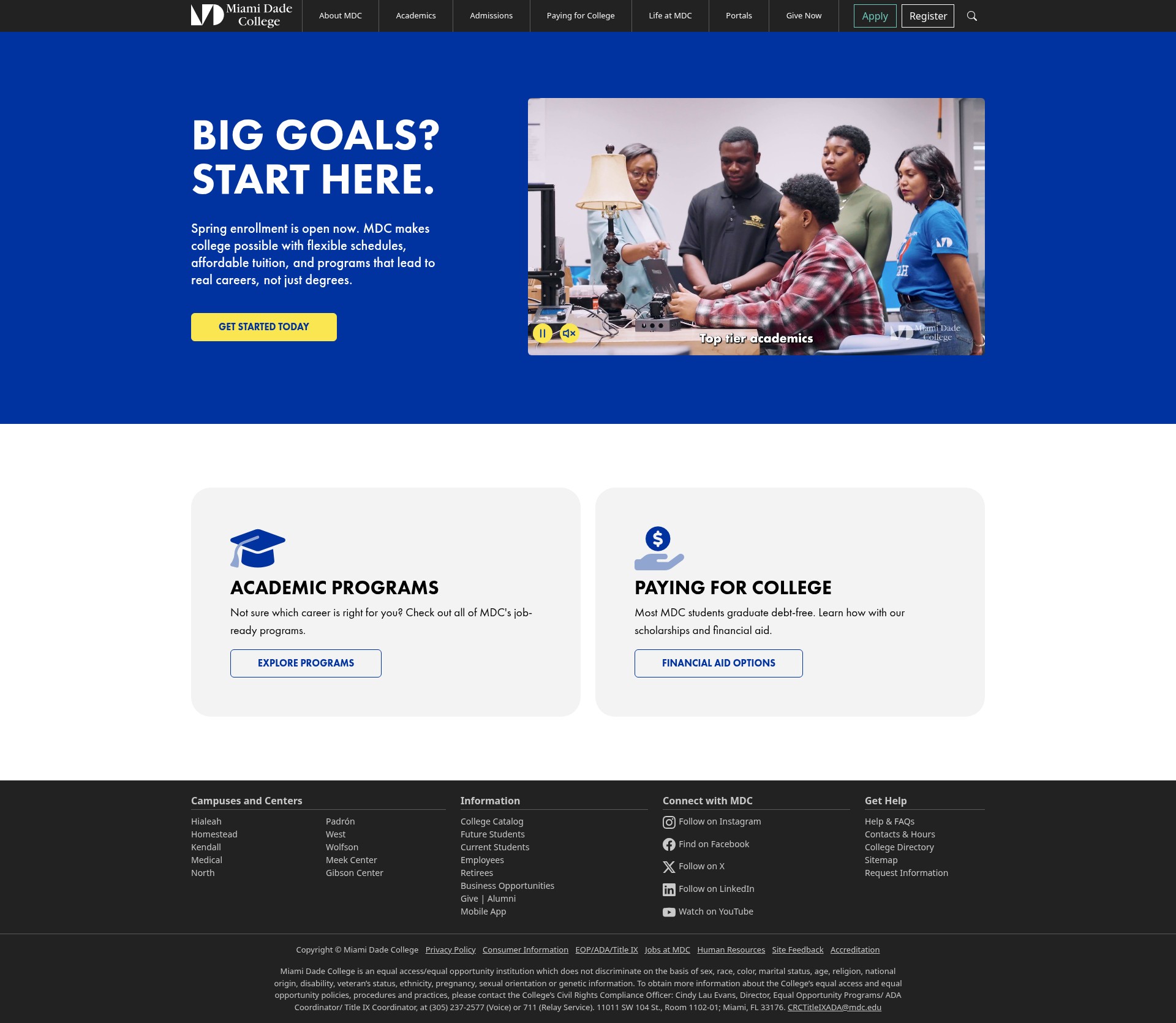 Landing Page