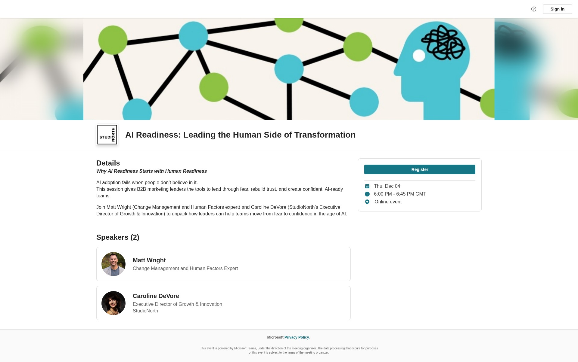 Landing Page