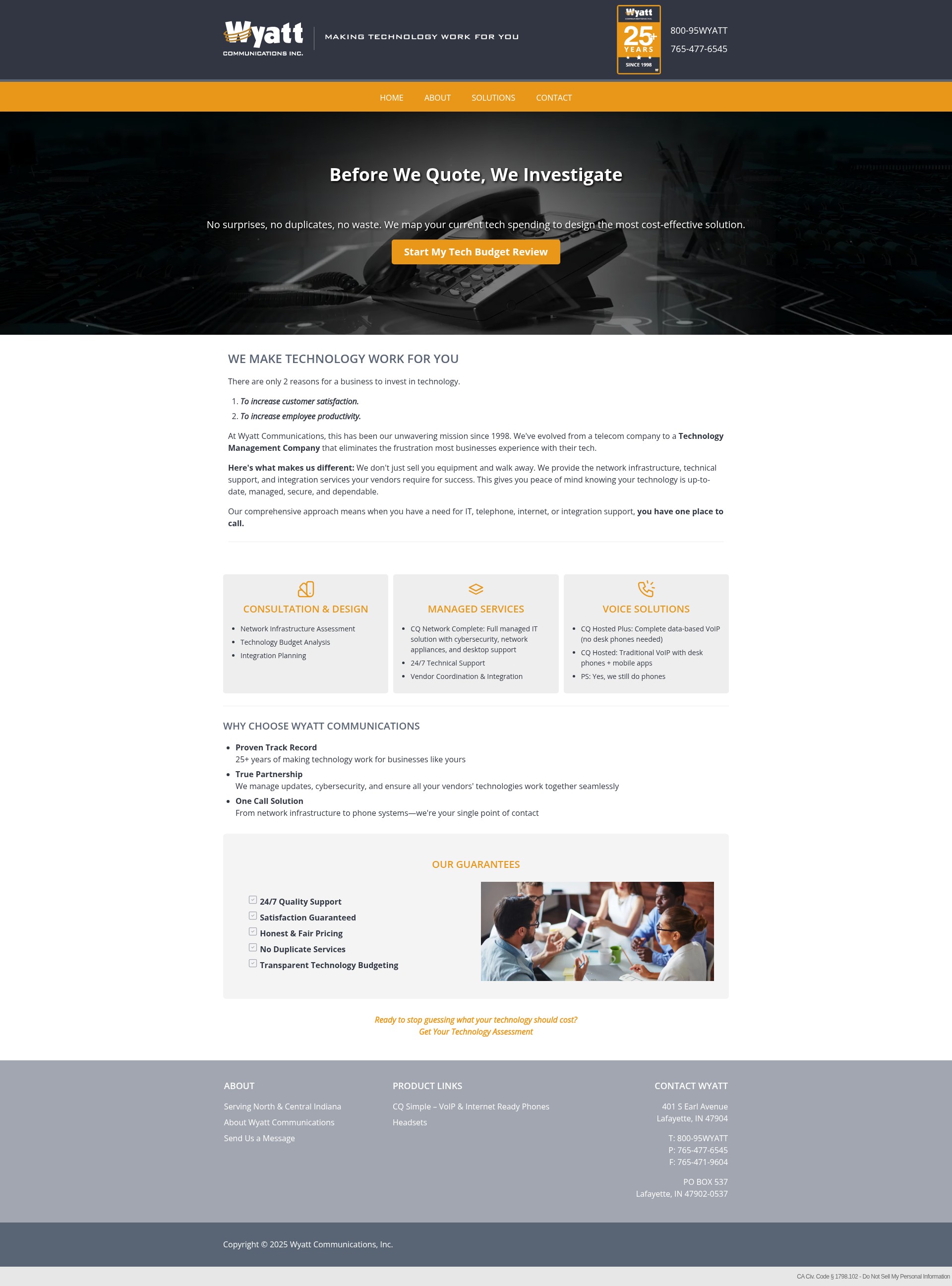 Landing Page
