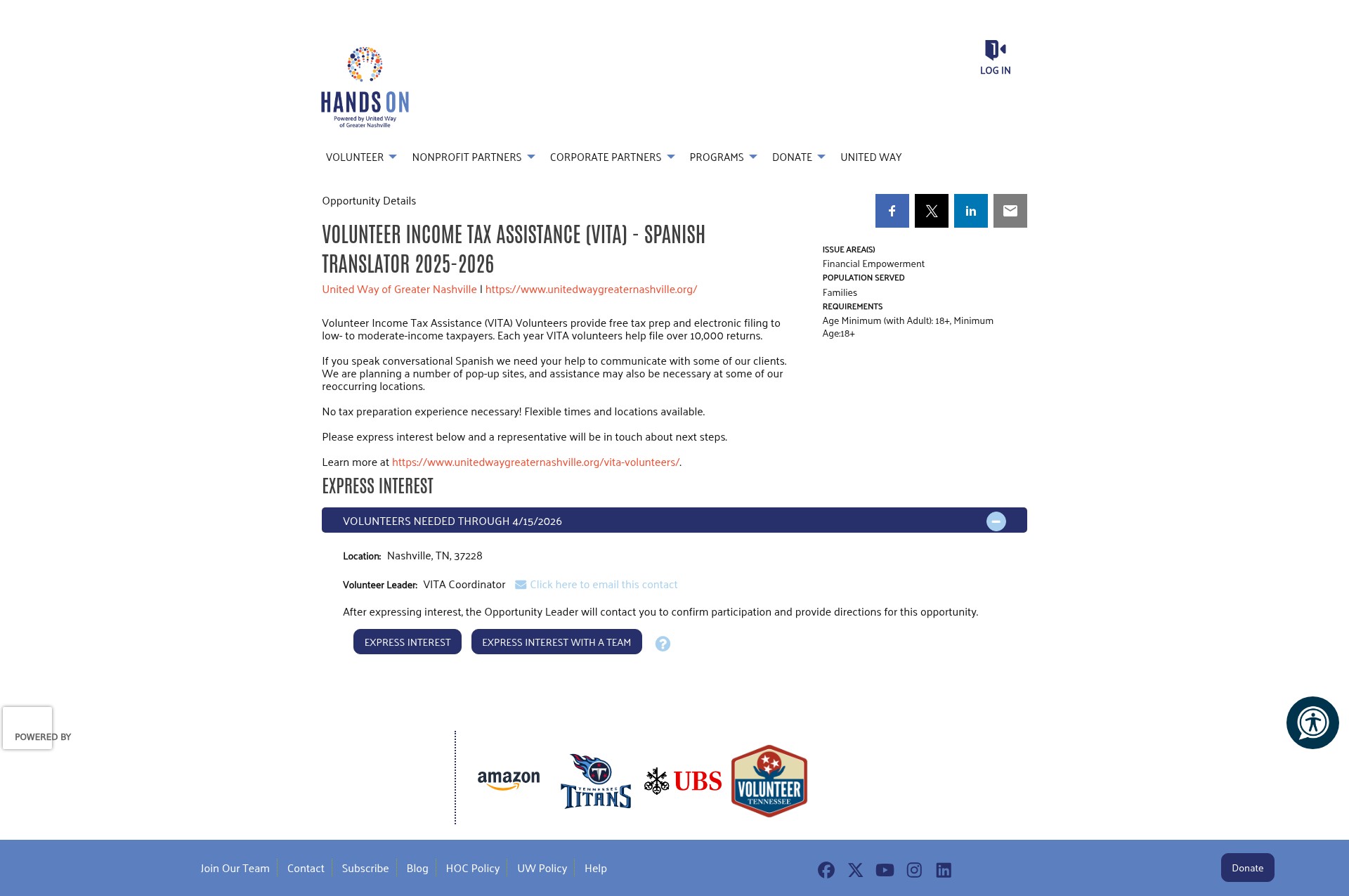 Landing Page