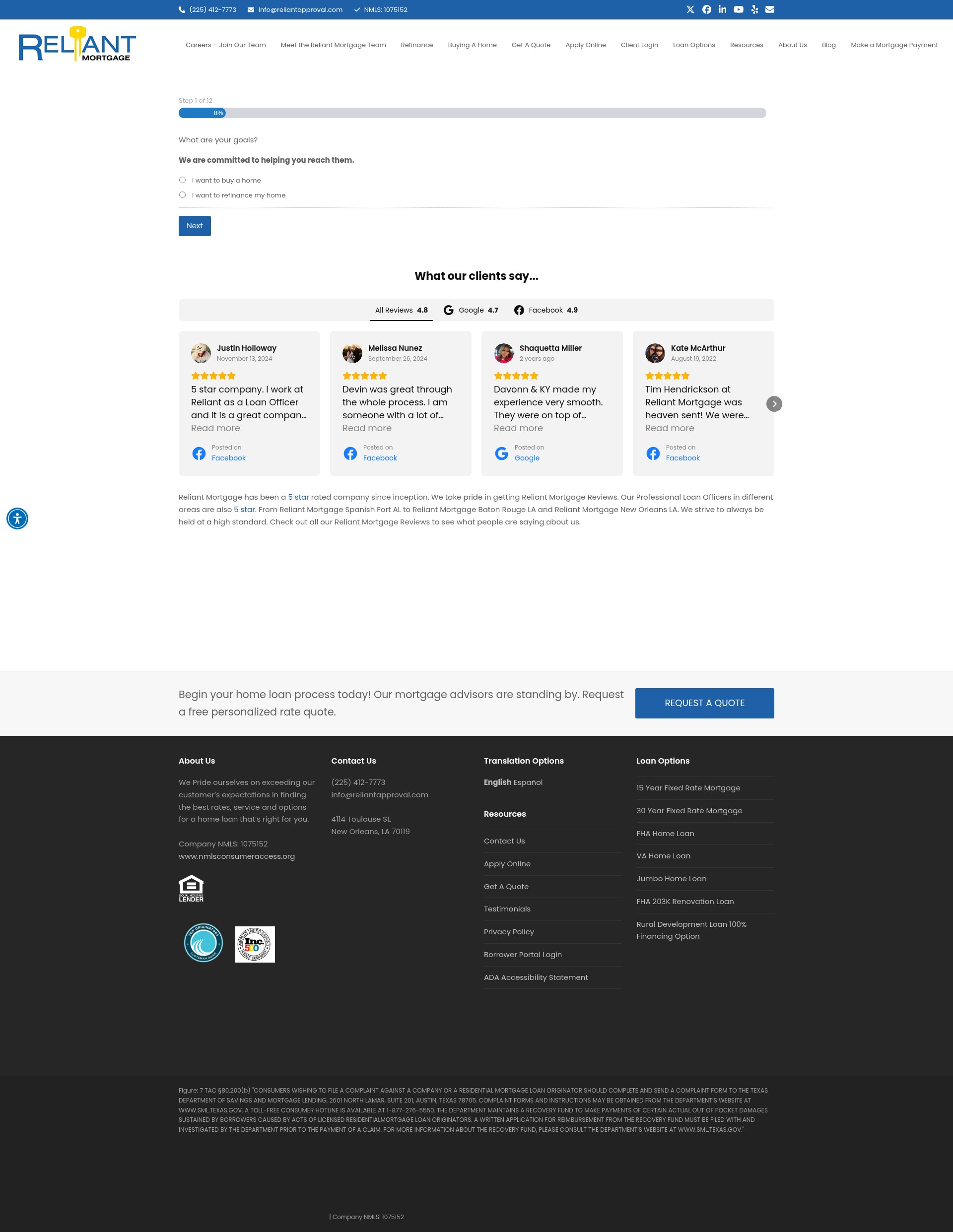 Landing Page