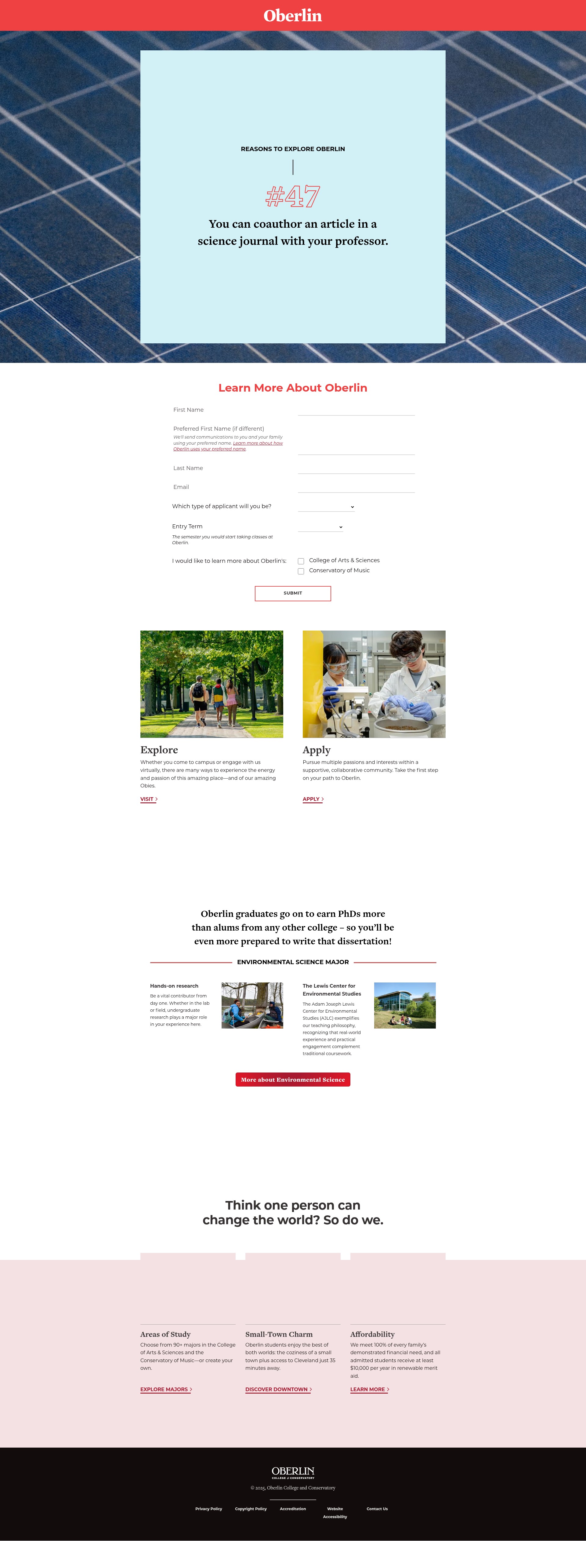 Landing Page