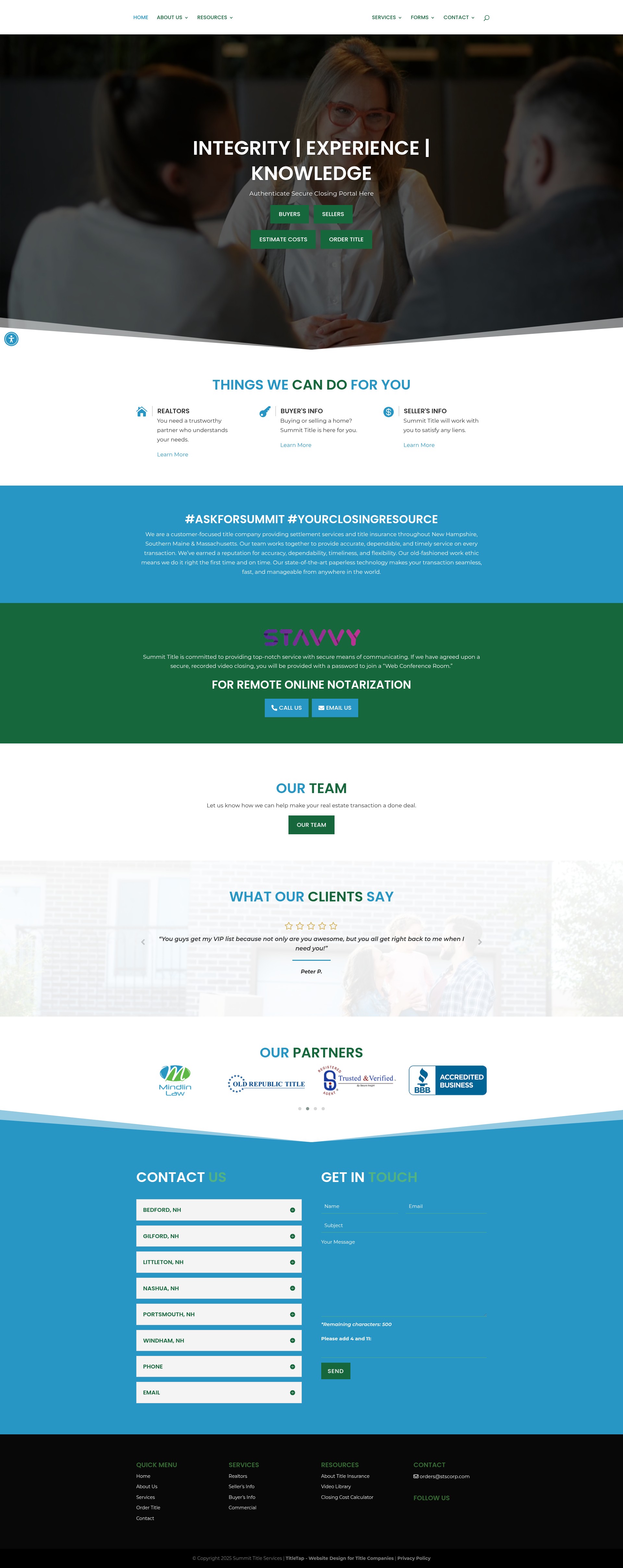 Landing Page