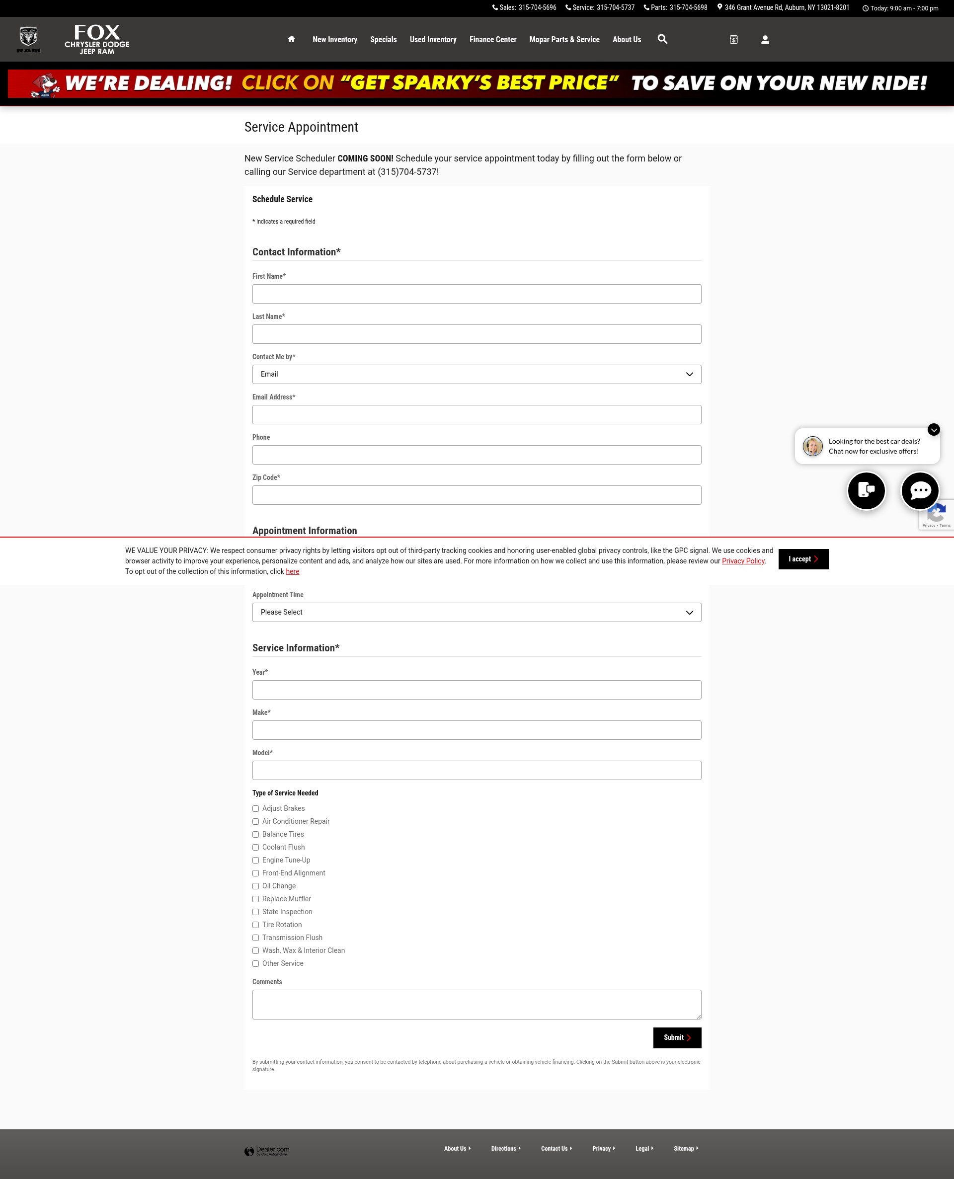 Landing Page